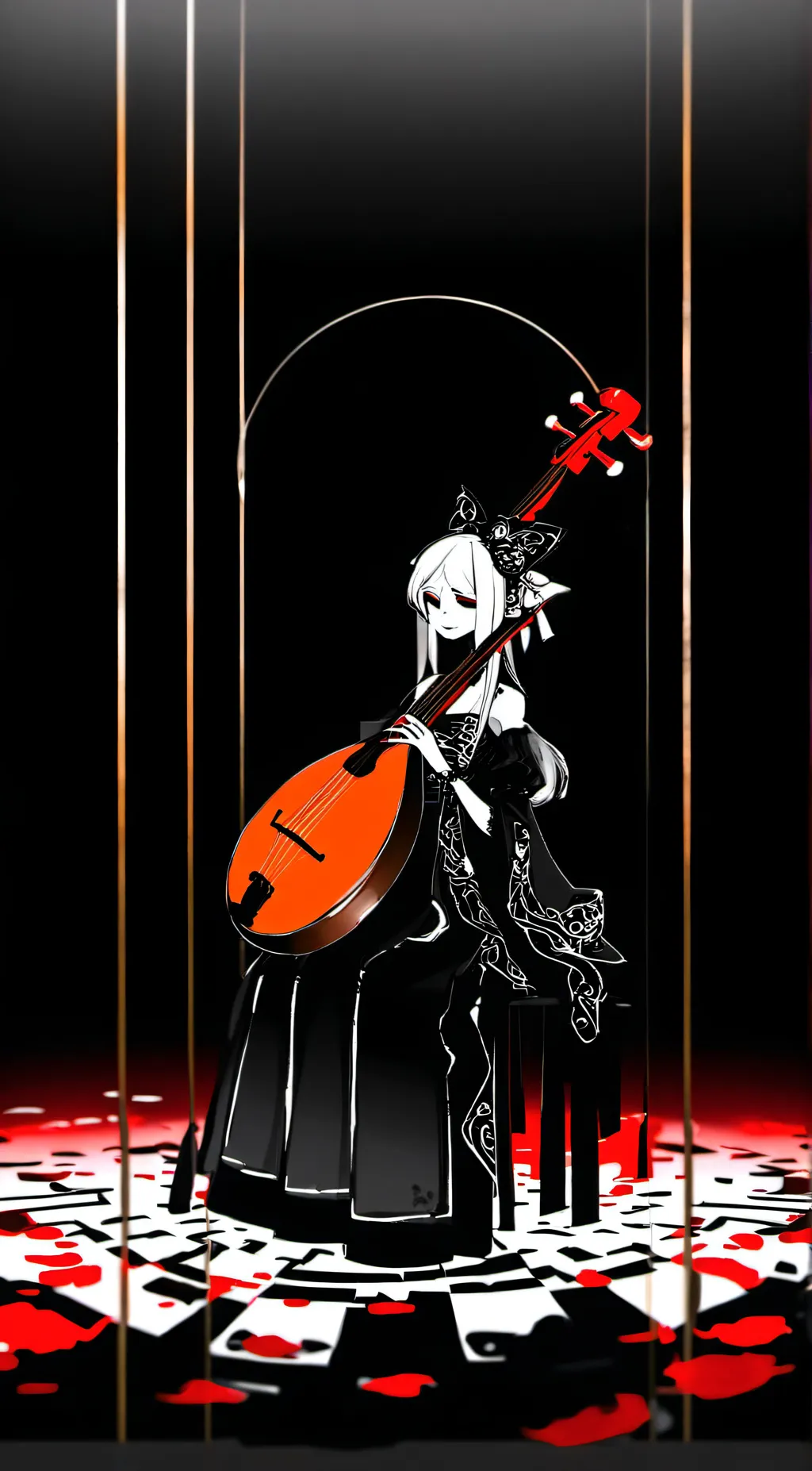 ai character: Lute background