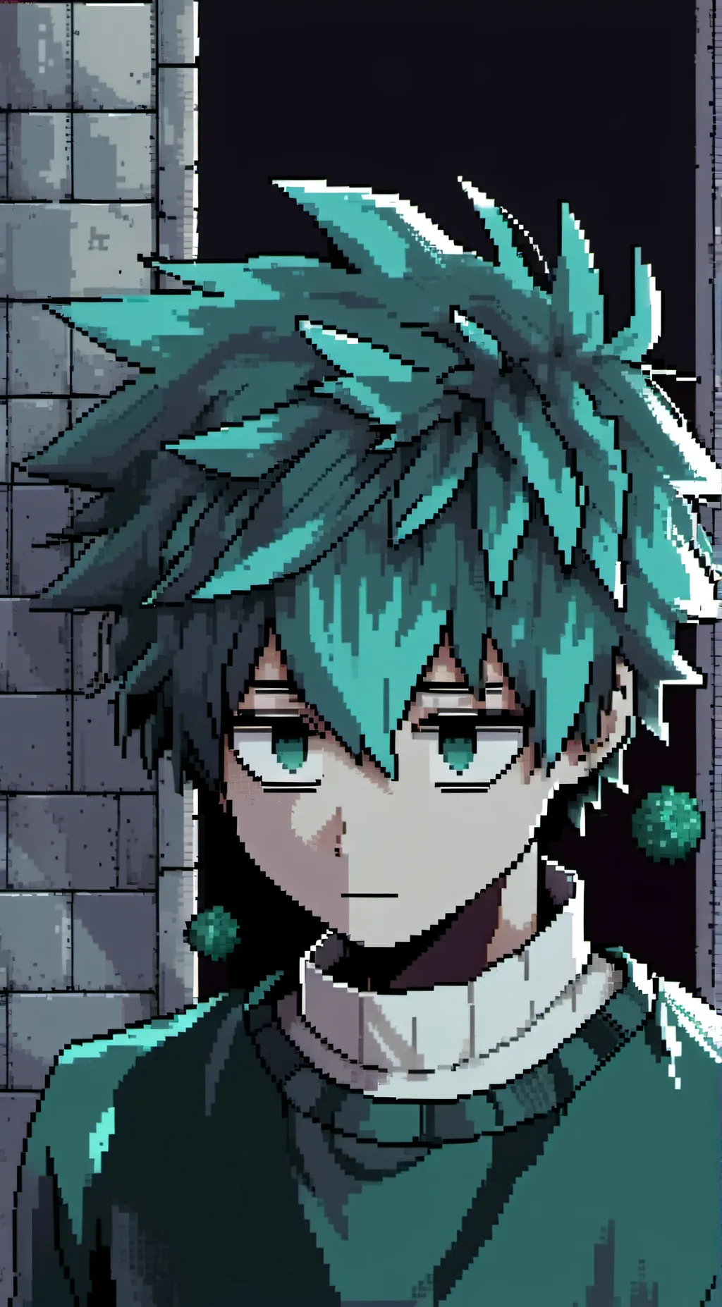 ai character: Deku background