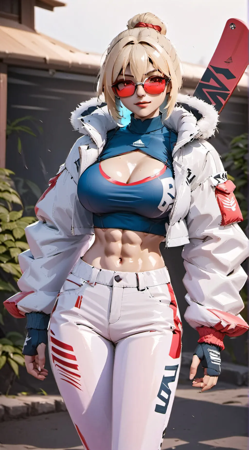 ai character: summit skirt evie background