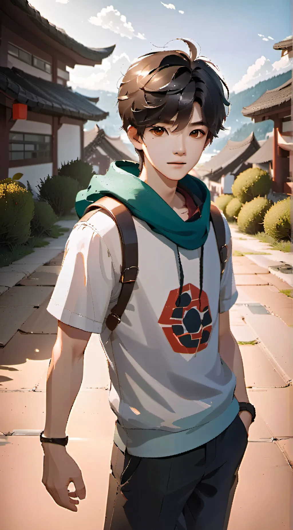ai character: ha-joon background