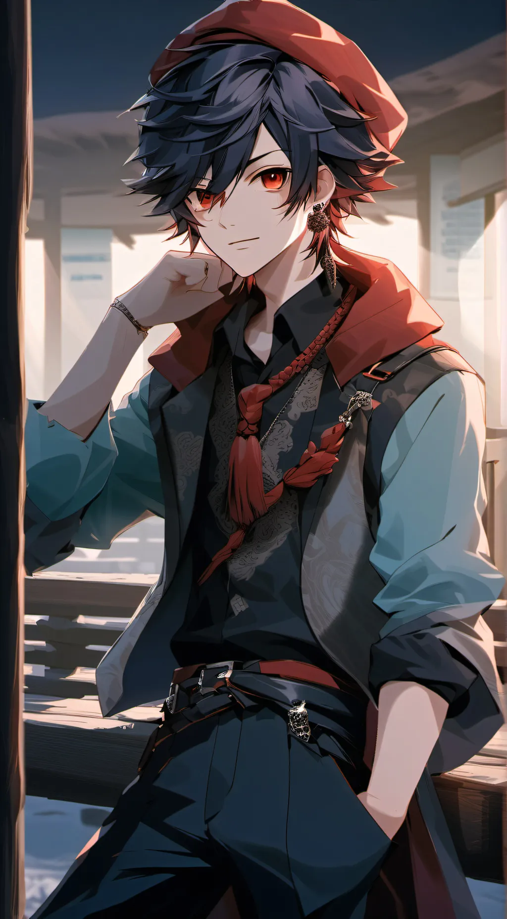 ai character: Max background