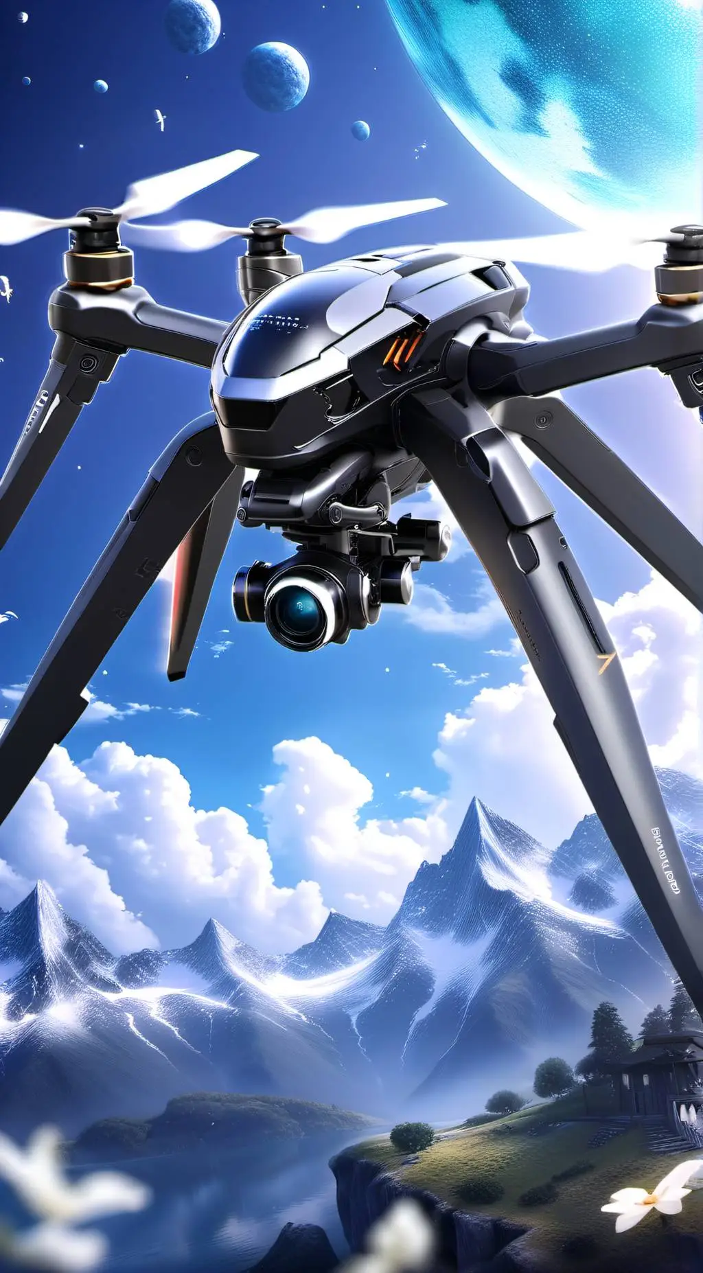 ai character: Murder drones background