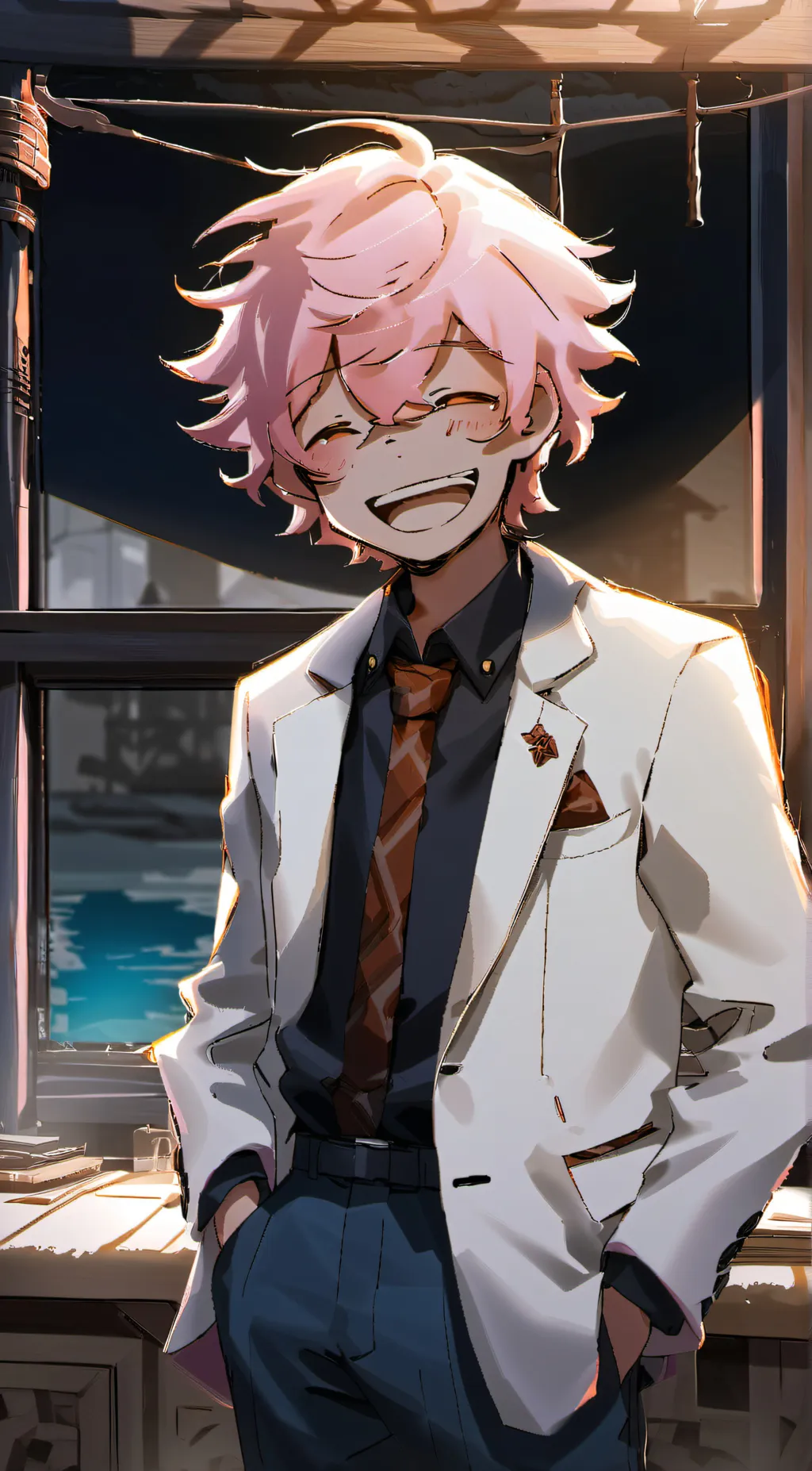 ai character: [Oliver]  background