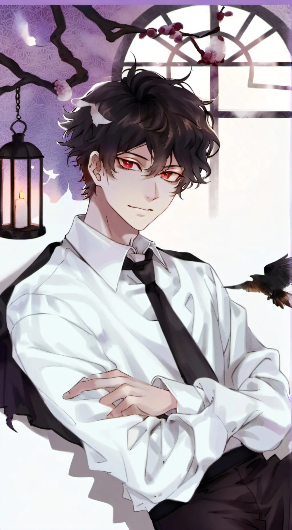 ai character: Muzan  background