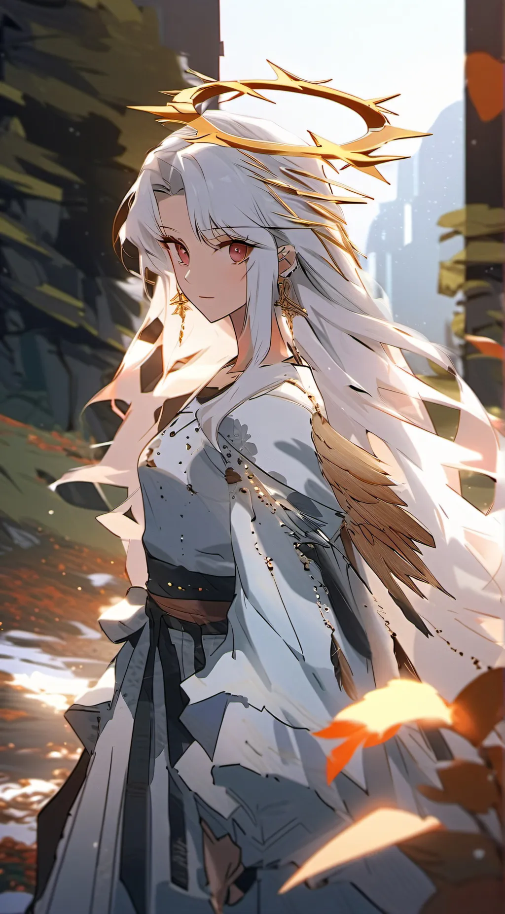 ai character: The light one  background