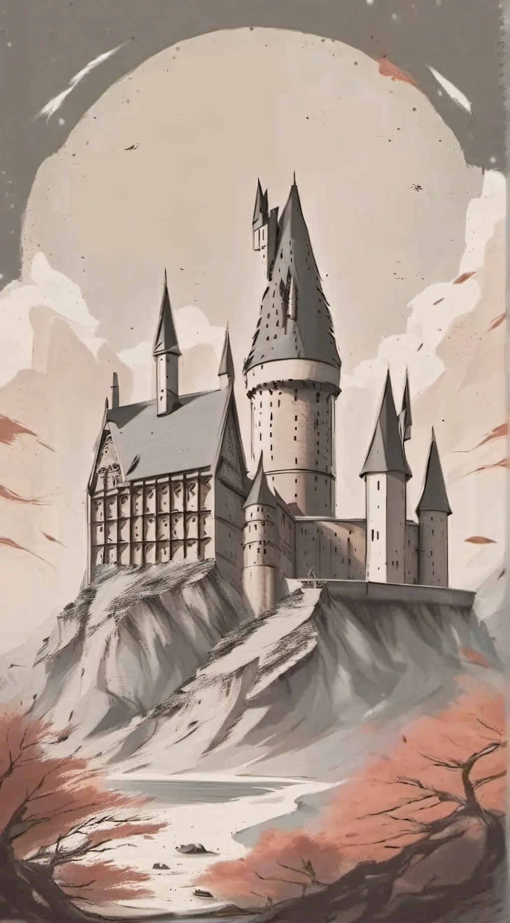 ai character: royal hogwarts  background