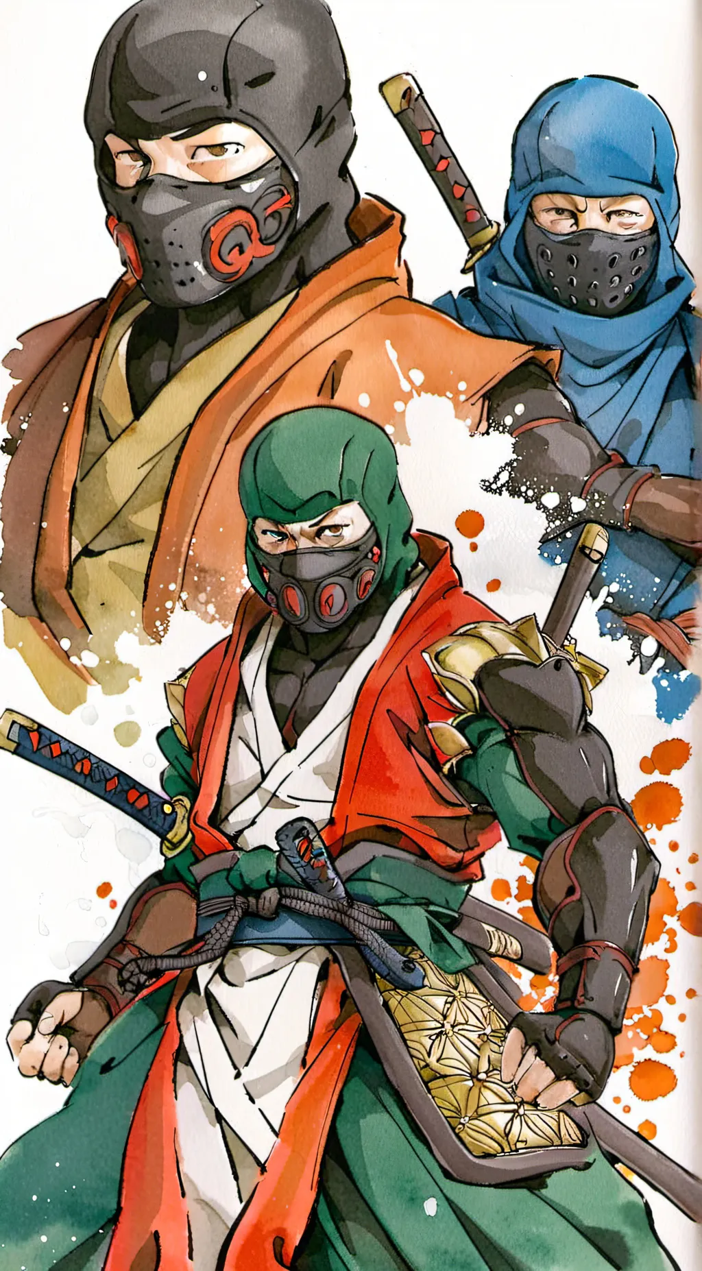 ai character: Ninjago  background