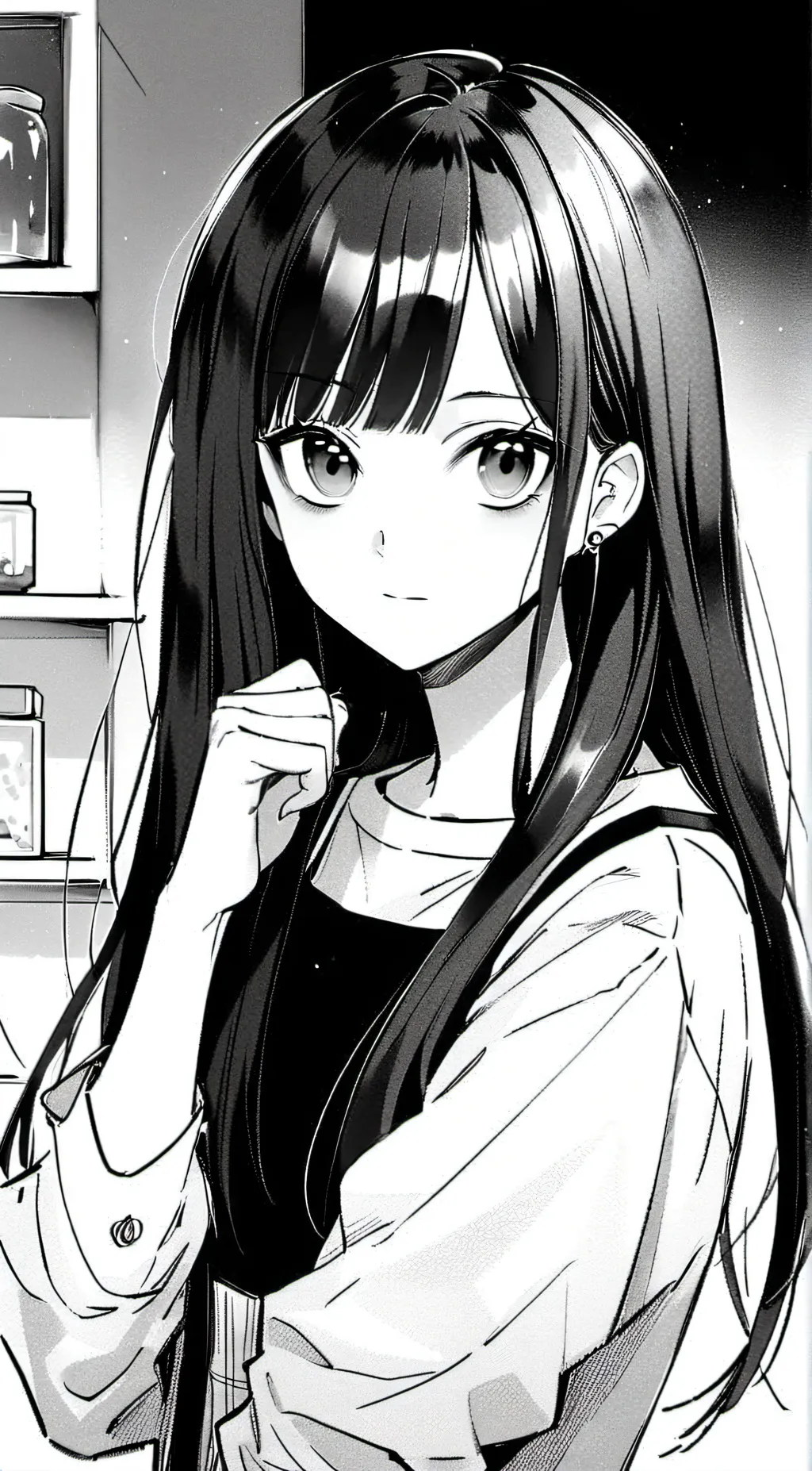 ai character: ash background