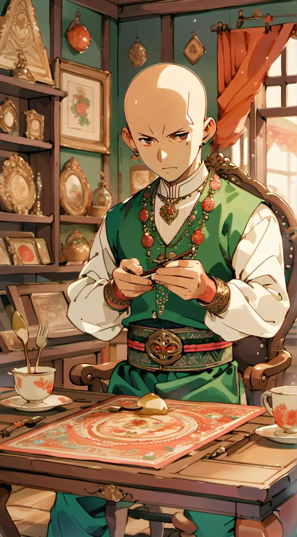 ai character: Leo background