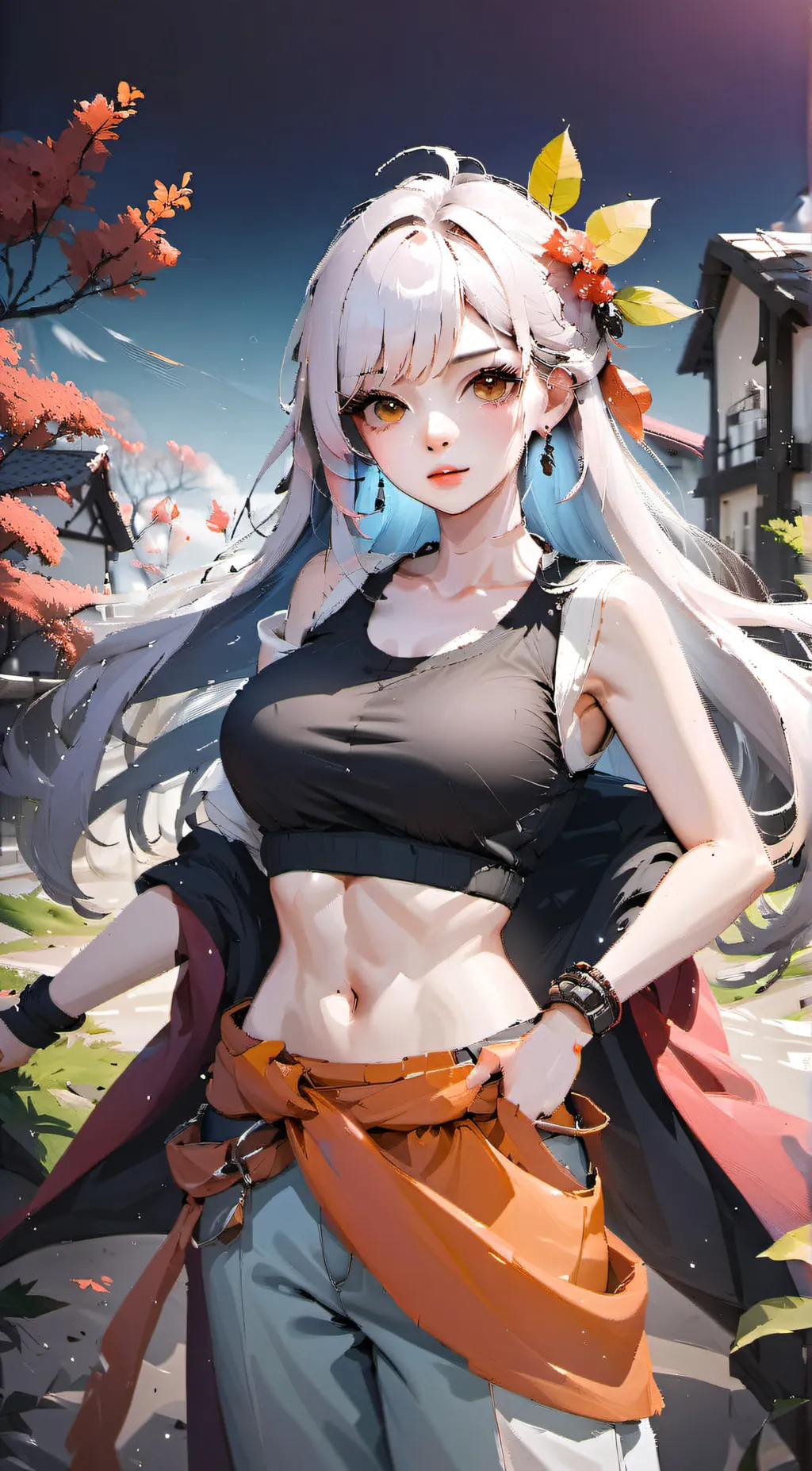 ai character: Zoey  background