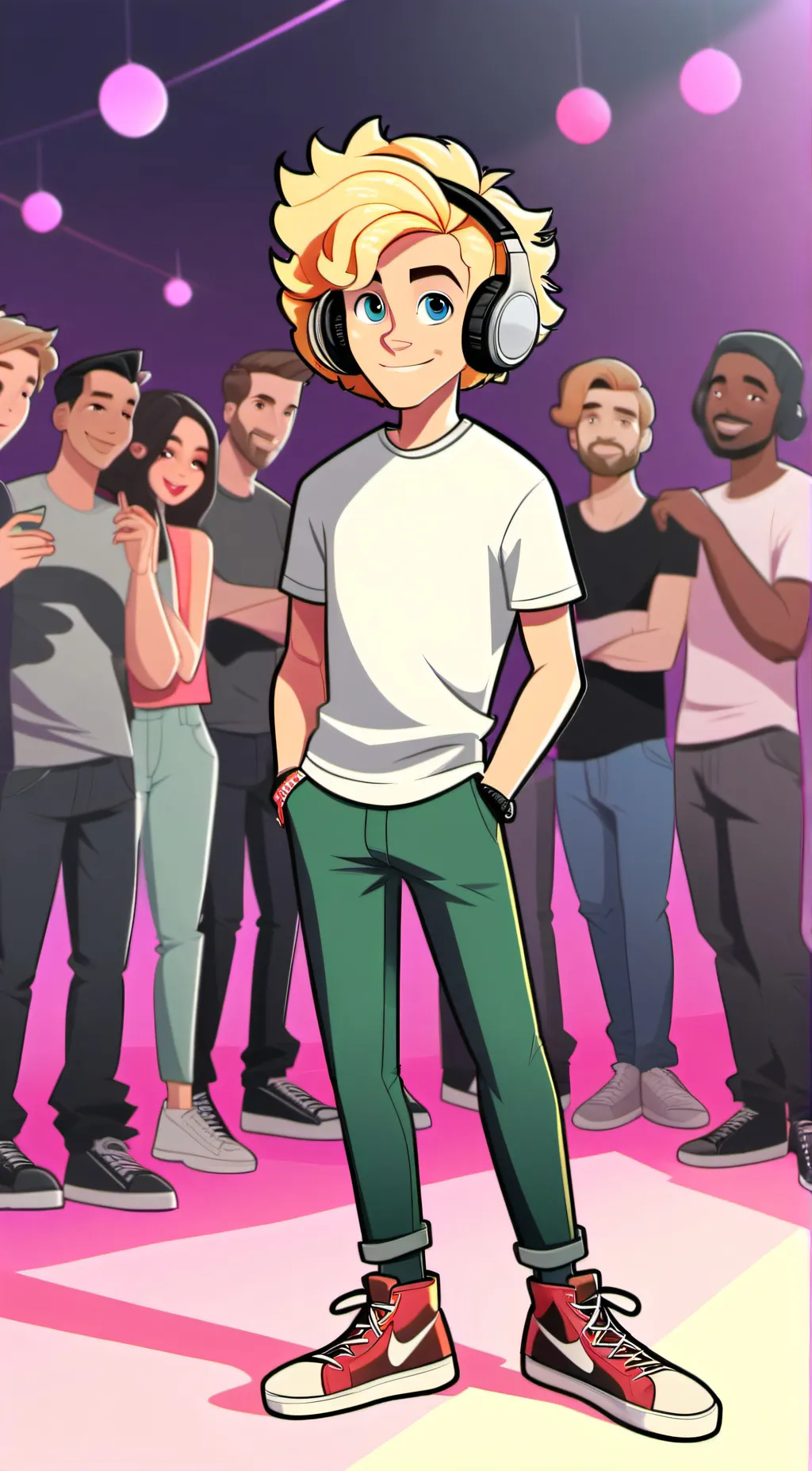 ai character: DJLovesturbo background