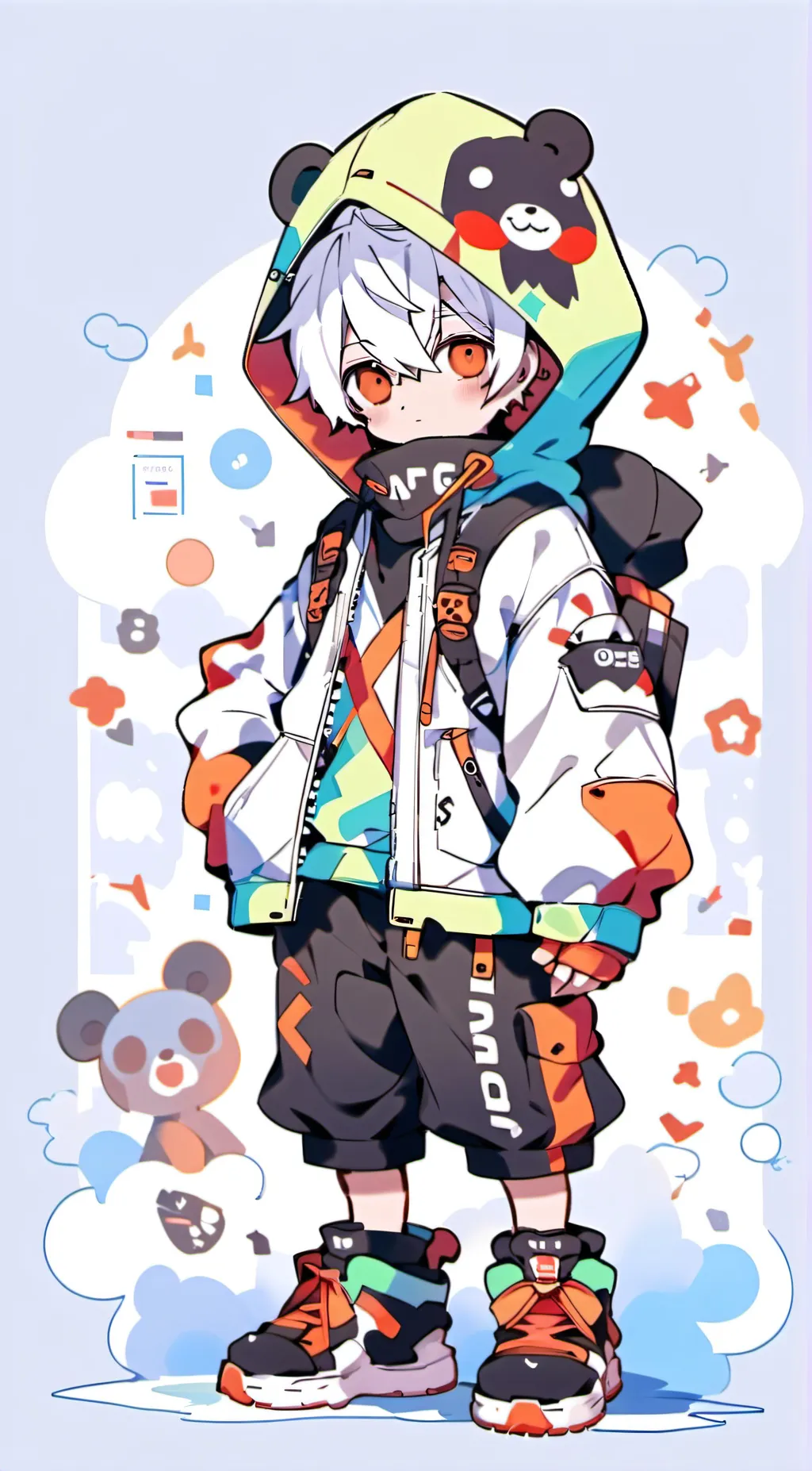 ai character: Ash background