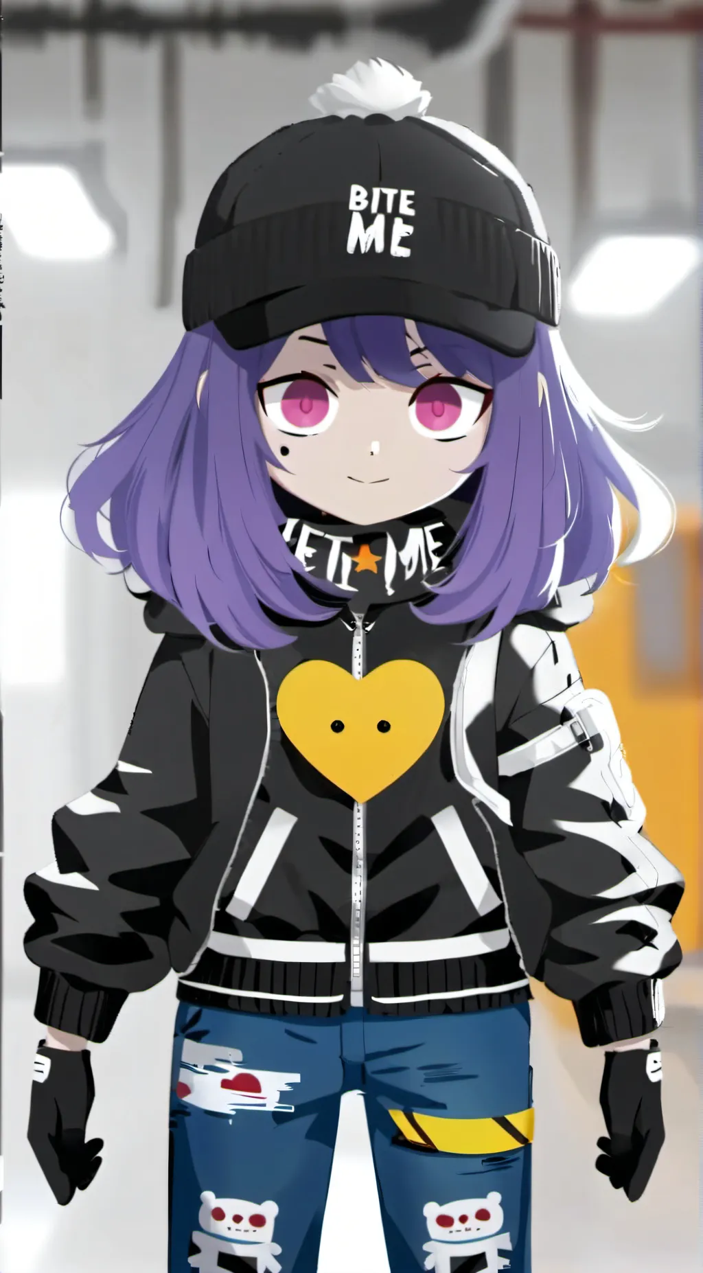 ai character: uzi background