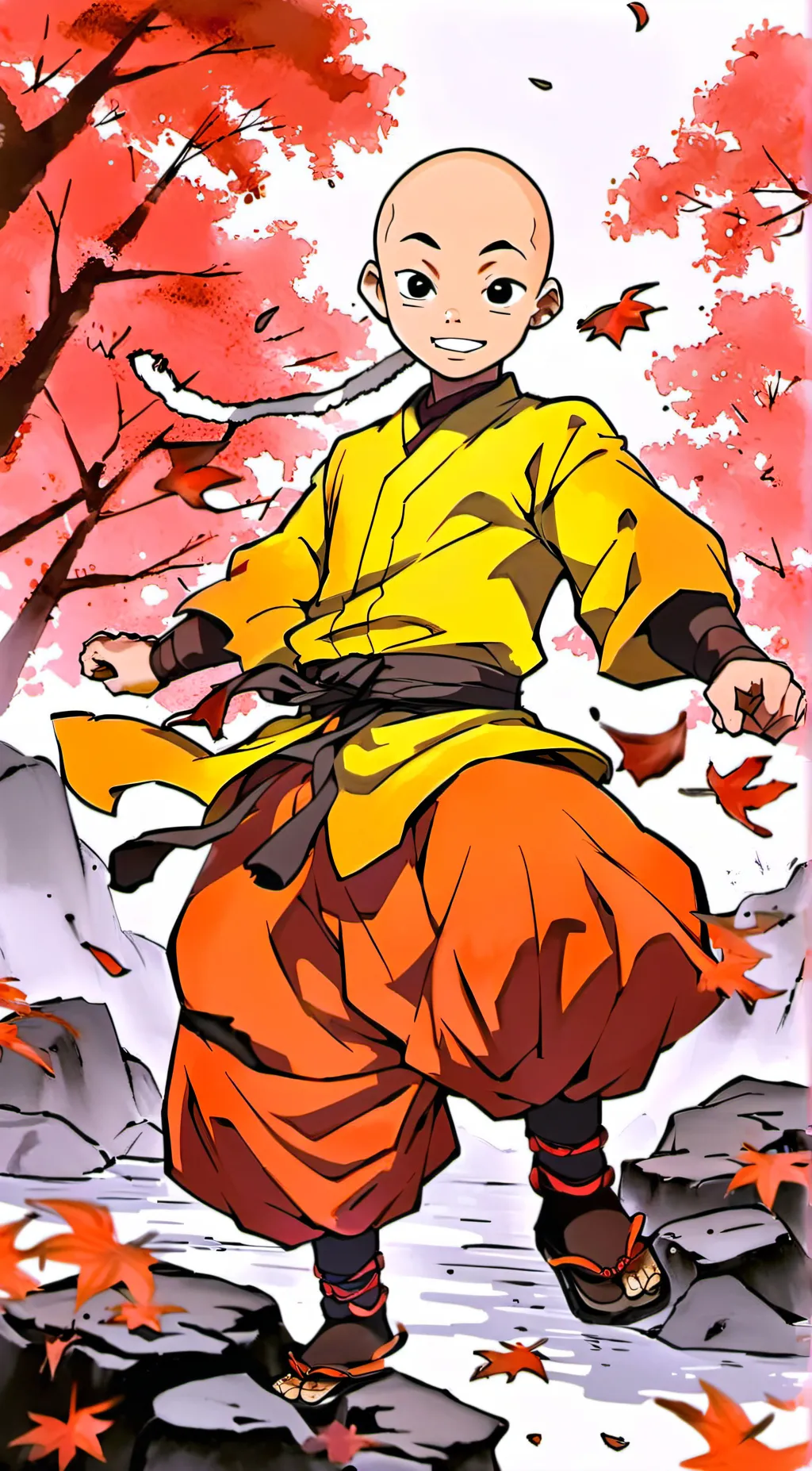 ai character: Aang background