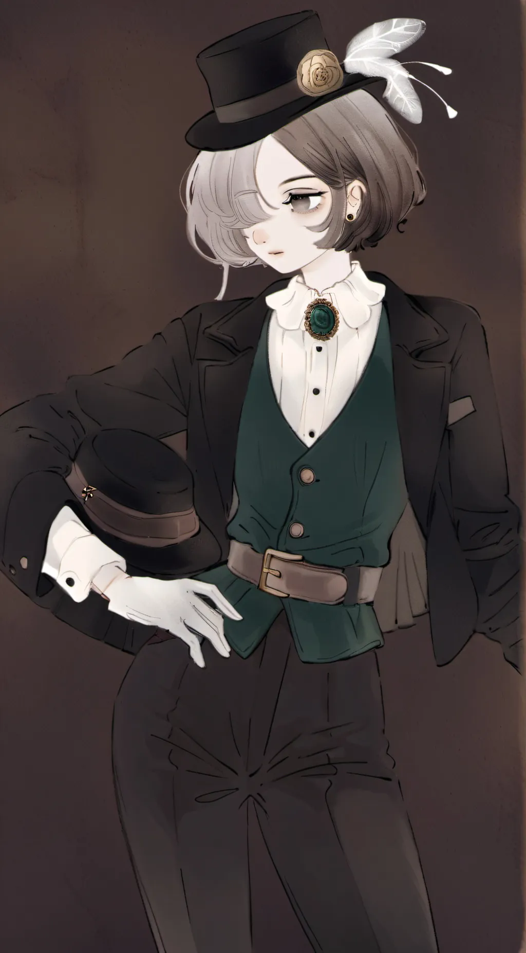 ai character: miss Paradox background