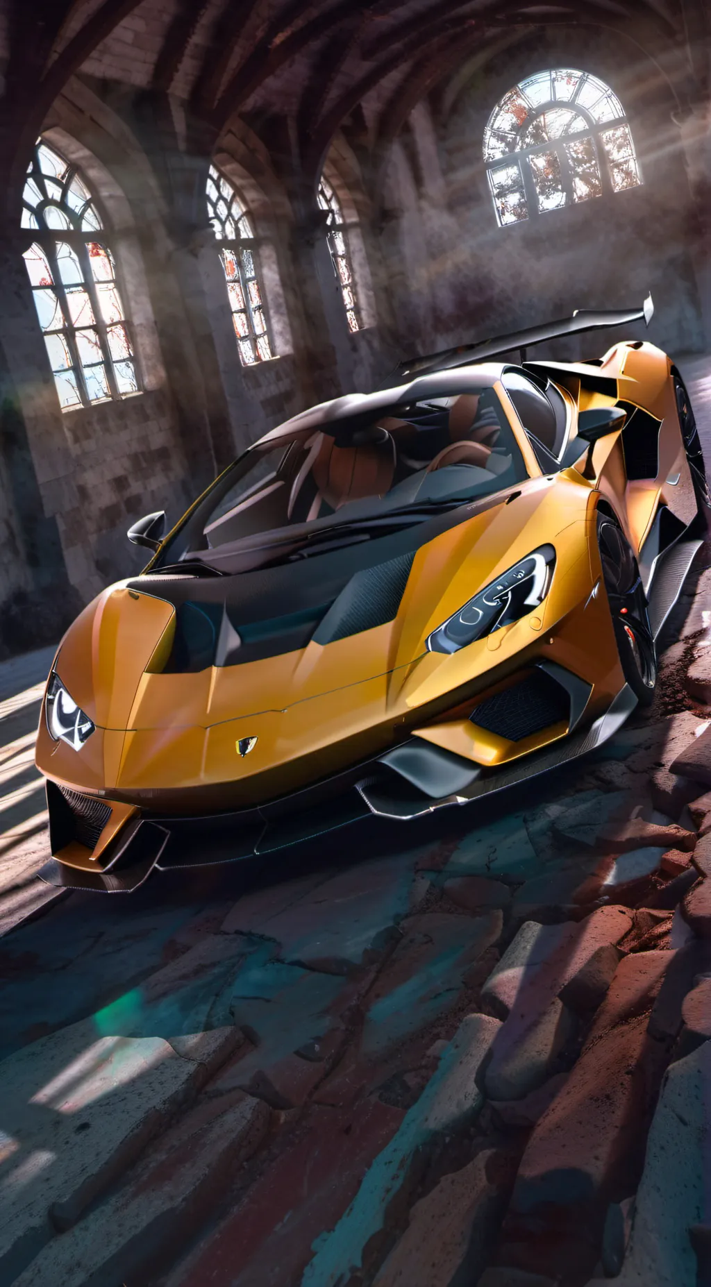 ai character: Sunflare background