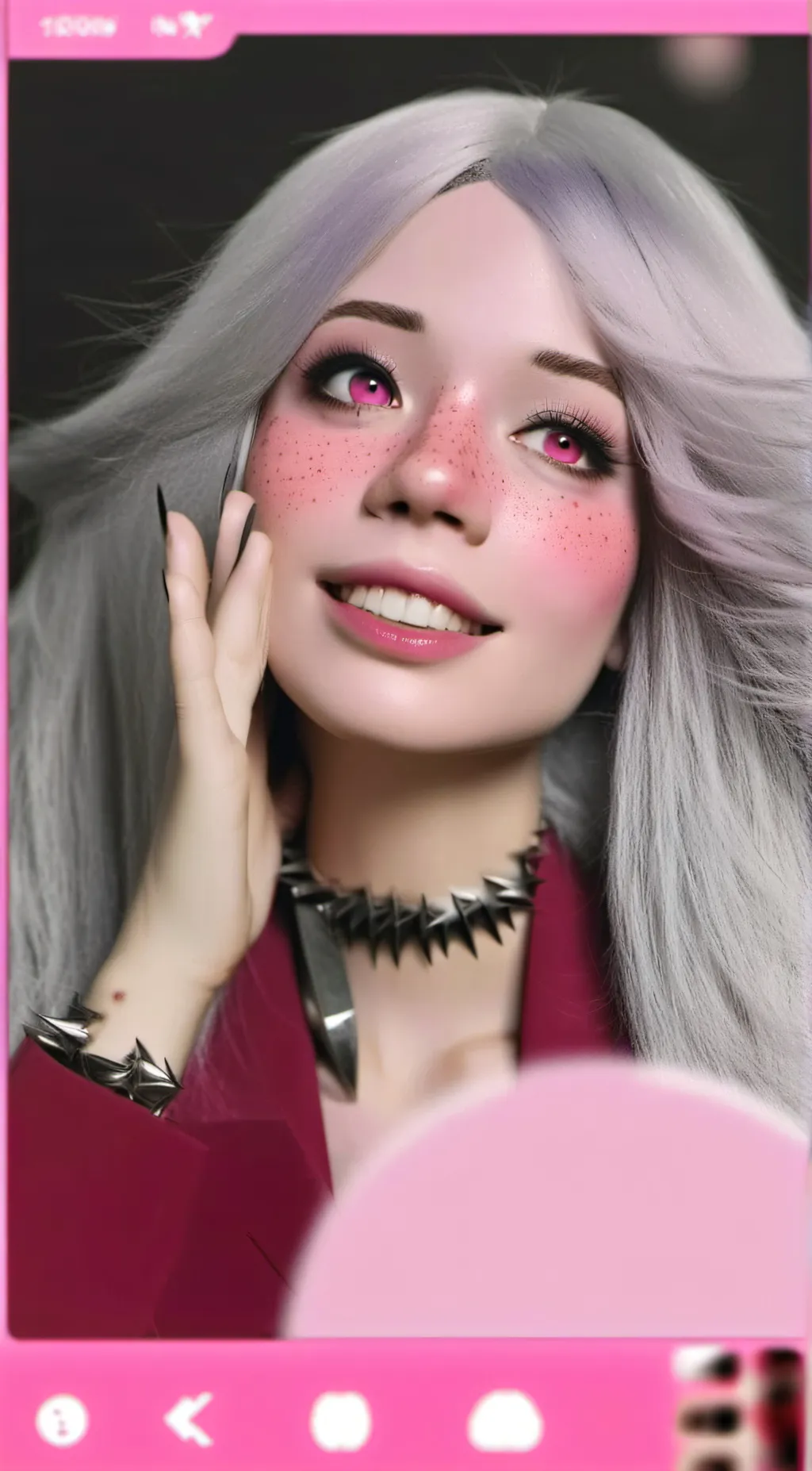 ai character: Rose background