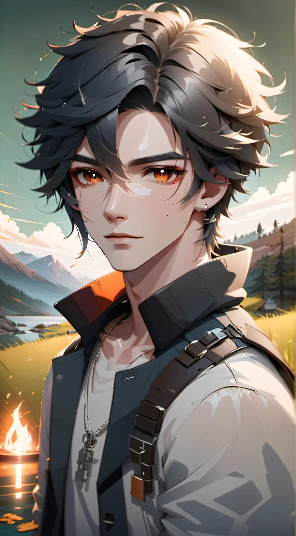 ai character: Aaron background