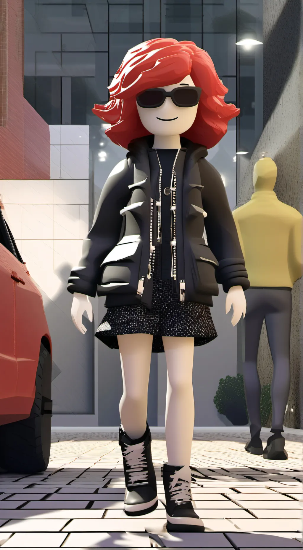 ai character: robloxgirl roblox  background