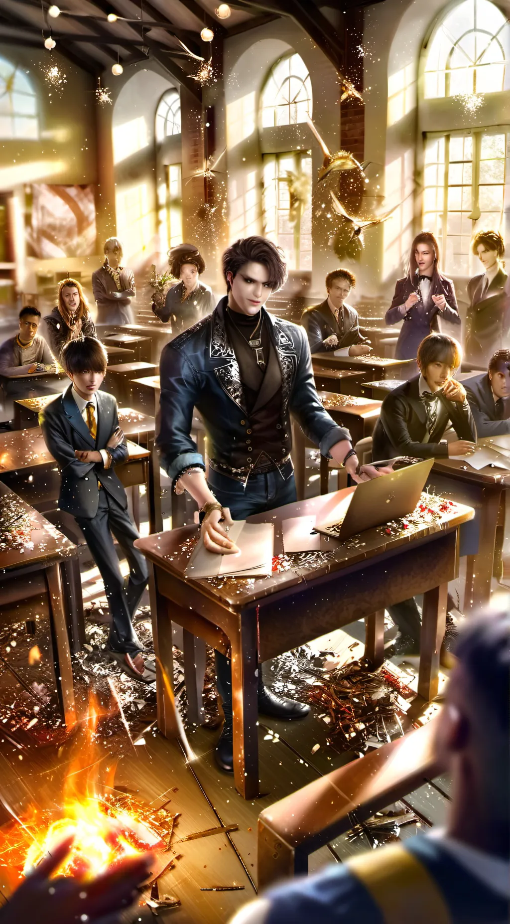 ai character: David background