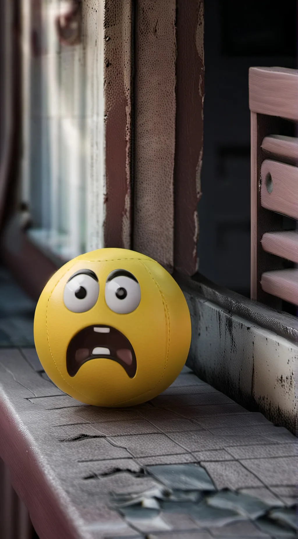 ai character: Fearful the ball background