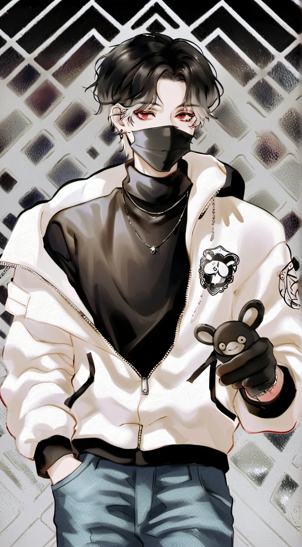 ai character: Aris. background