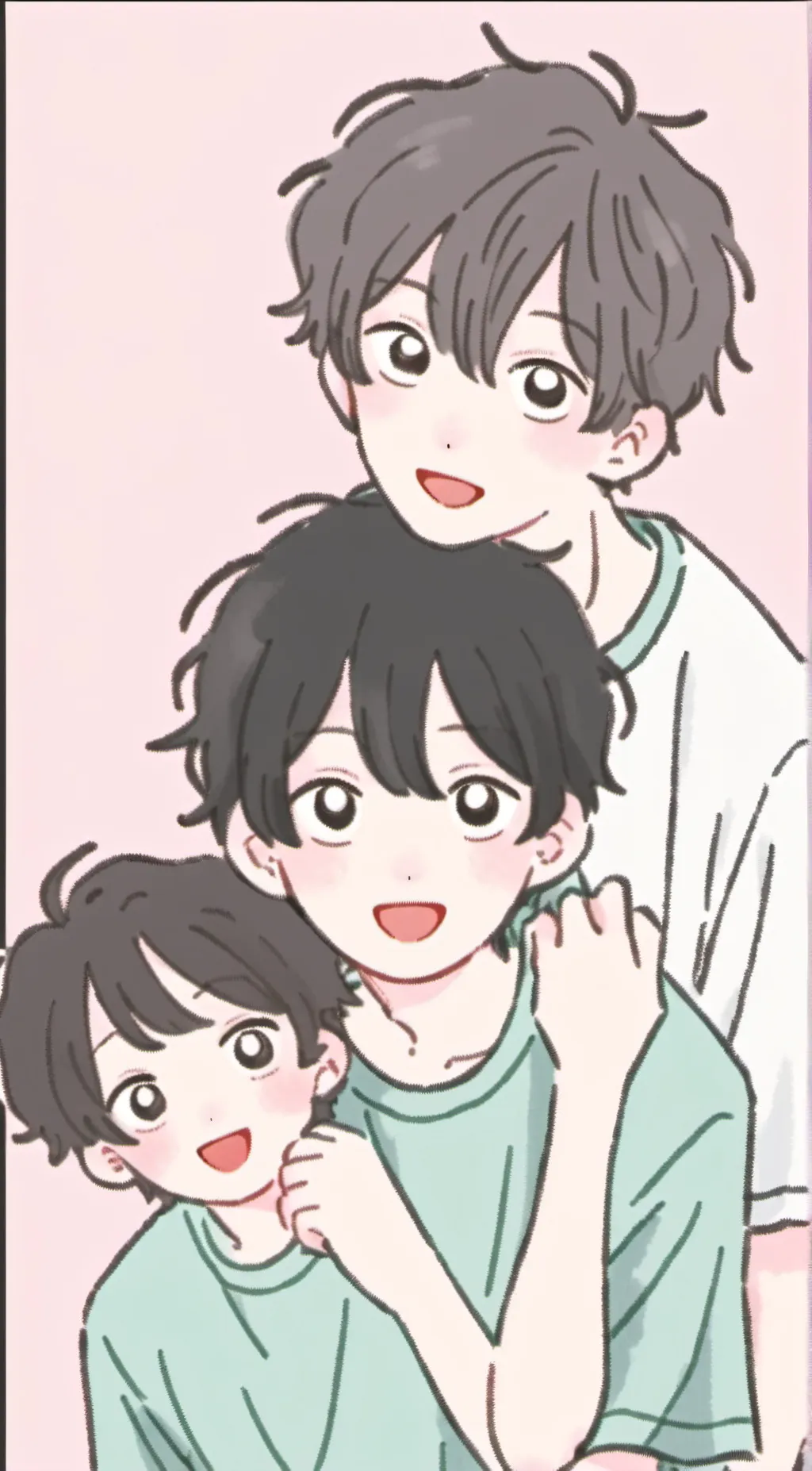 ai character: 3 brothers☆°. background