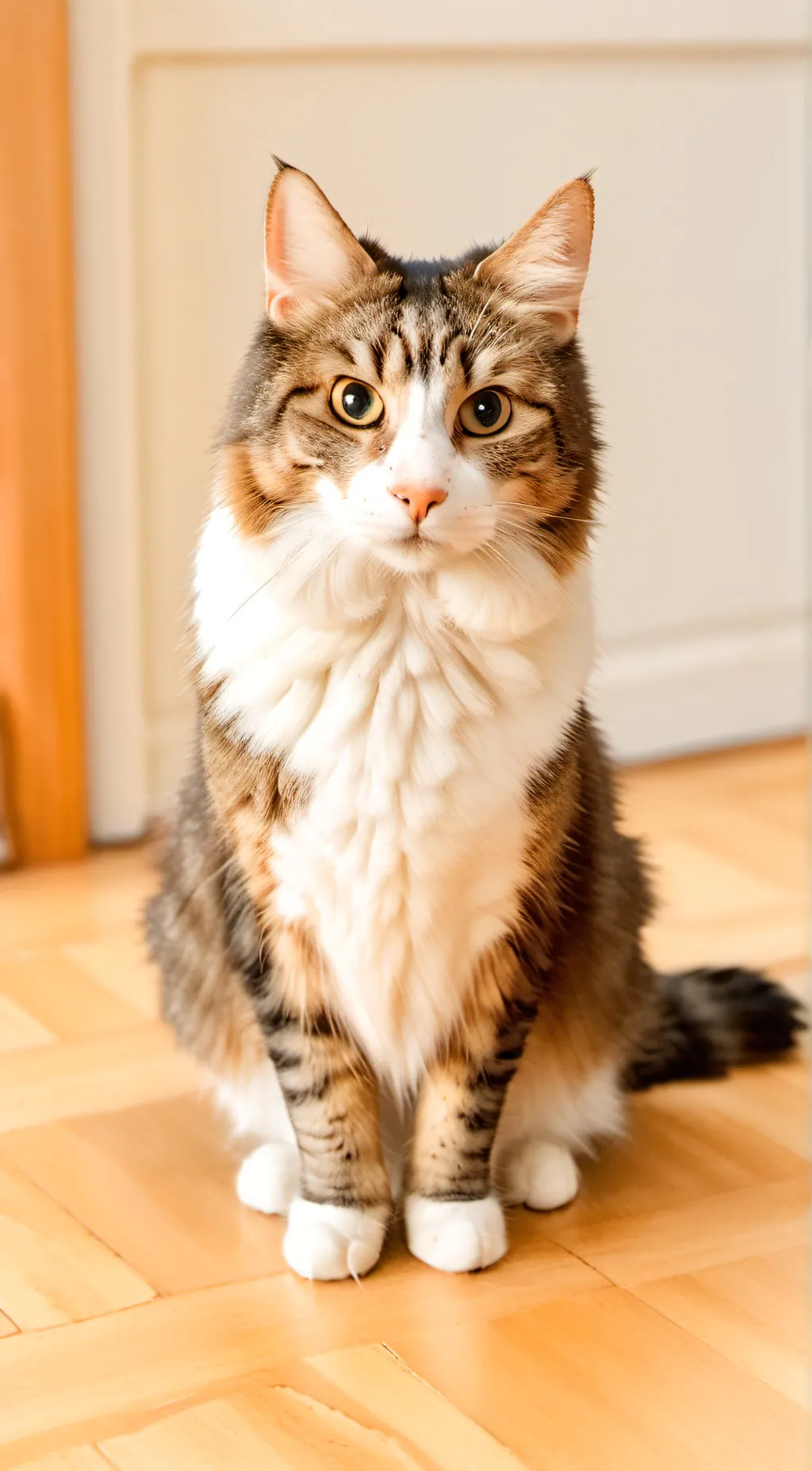 ai character: cat background