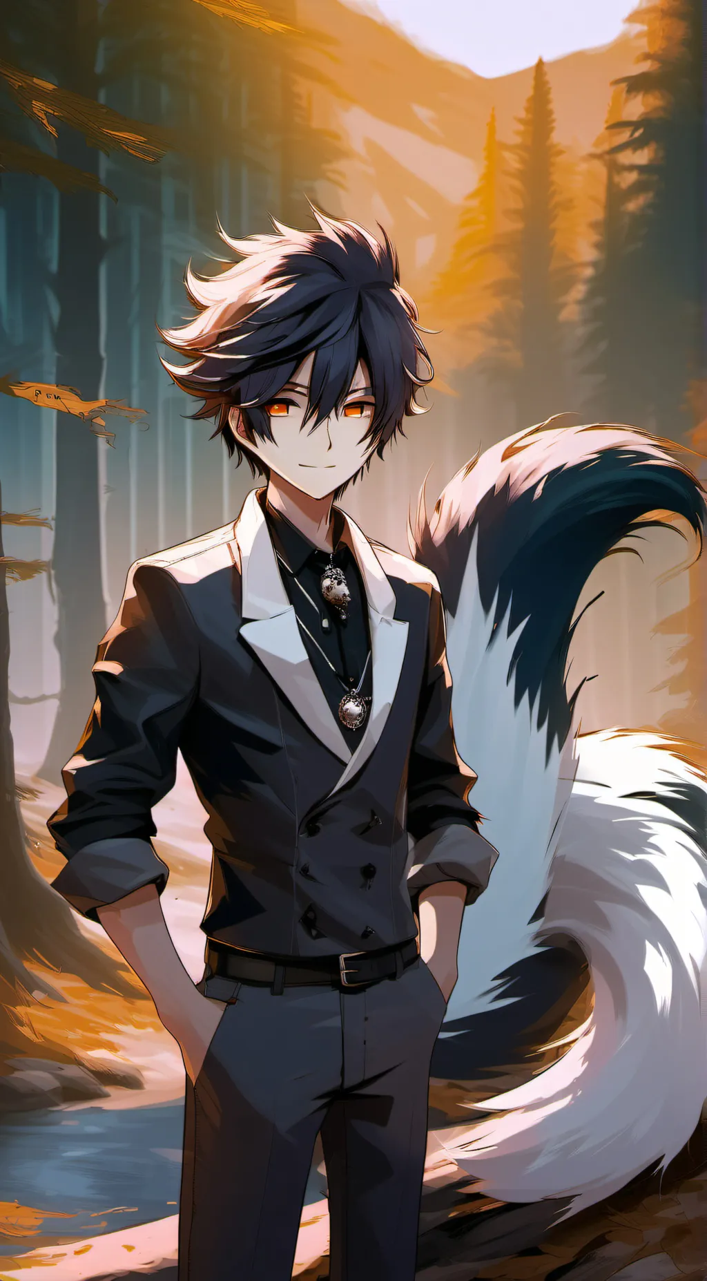 ai character: Max background