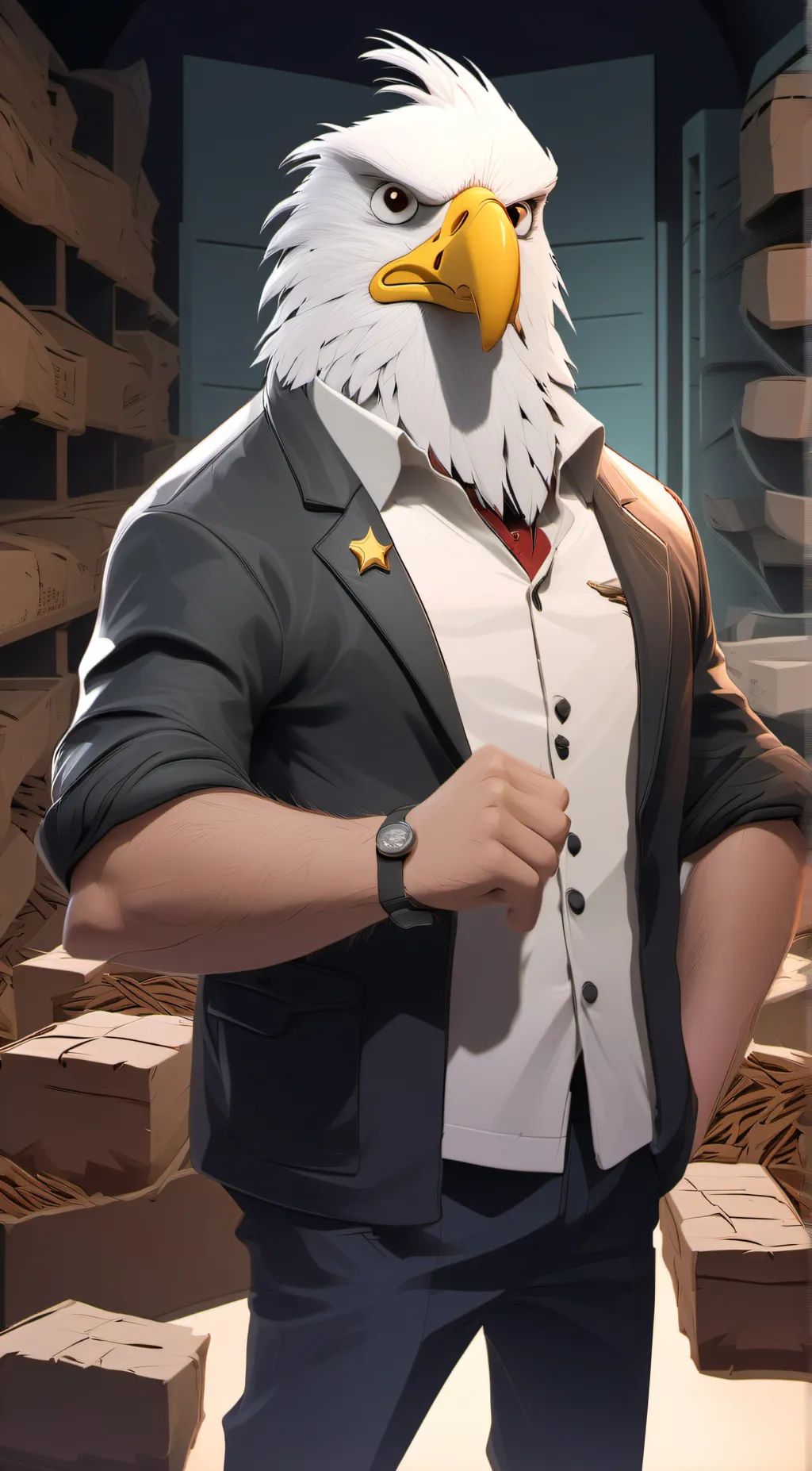 ai character: mr gruber  background