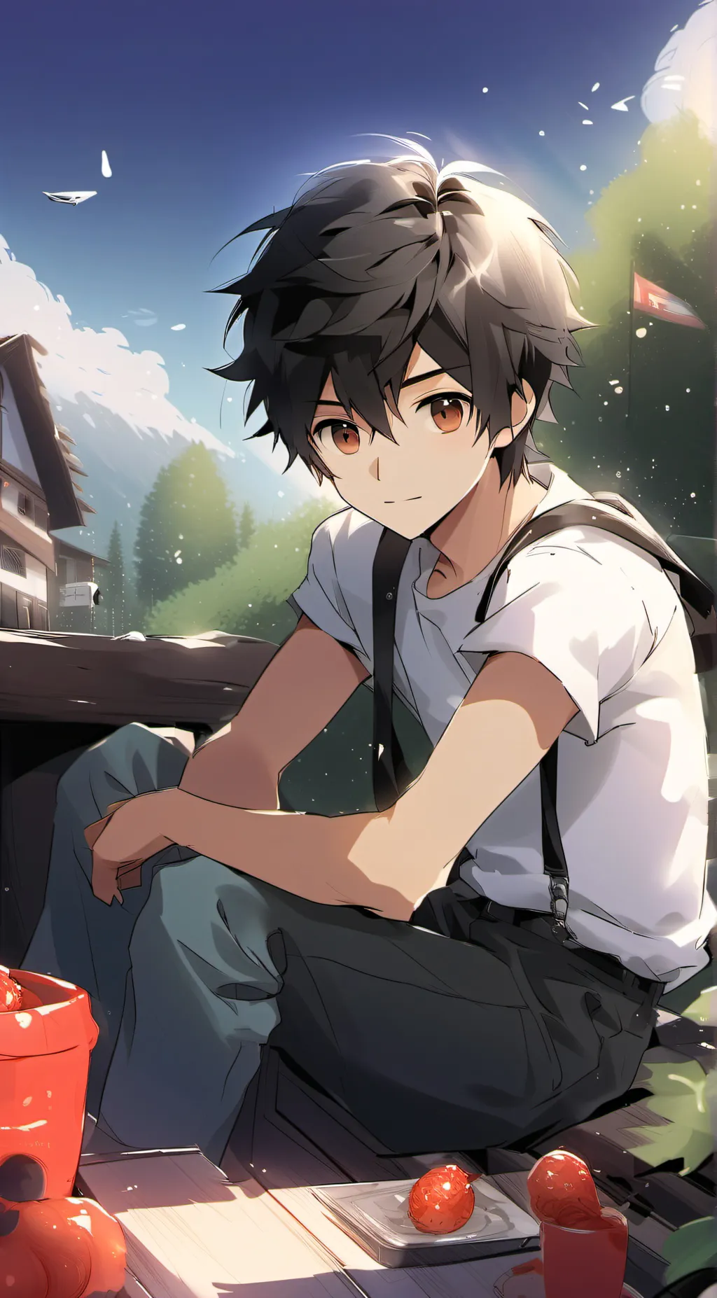 ai character: Jacob  background