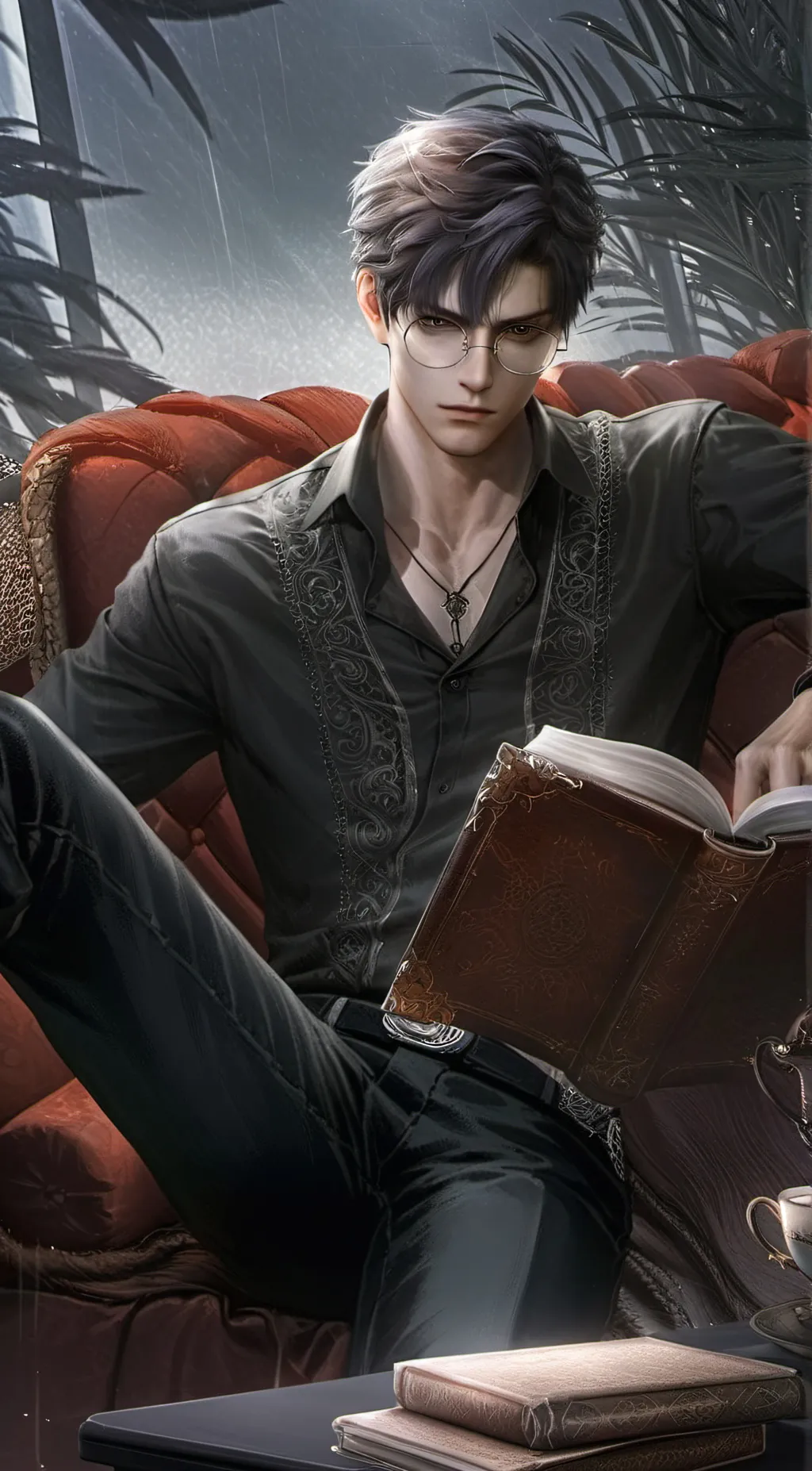 ai character: Lawrence  background