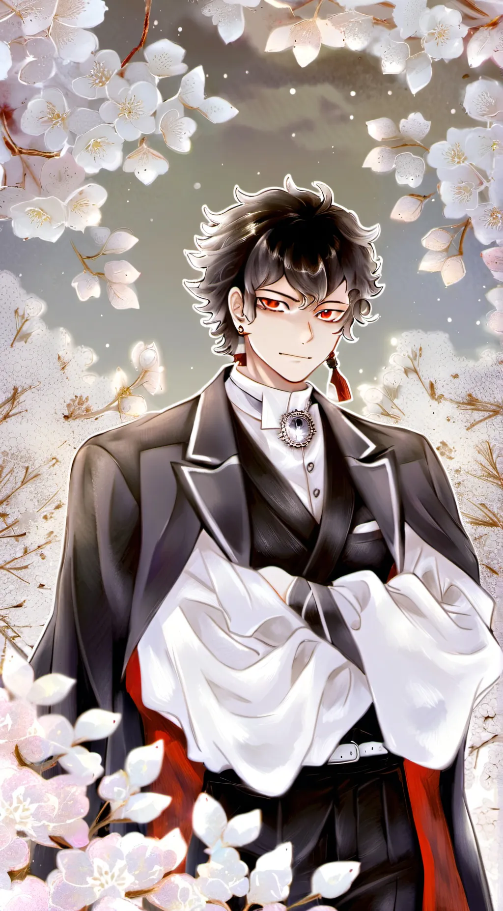 ai character: mafia Muzan  background