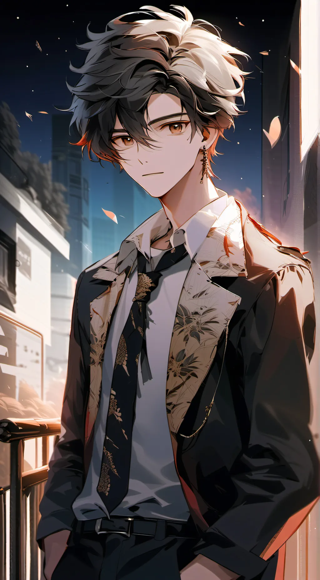 ai character: Evan background