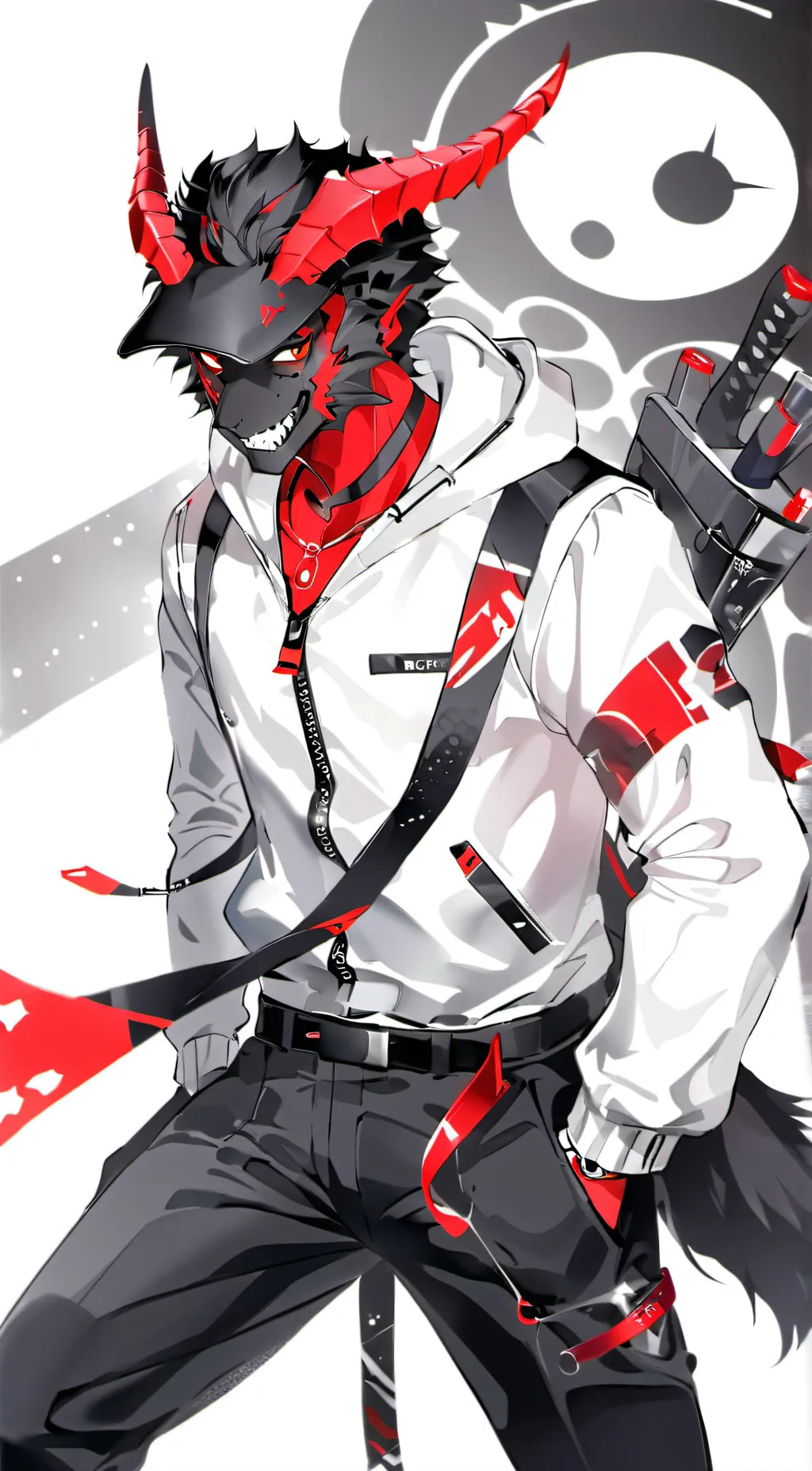 ai character: Blitzø background