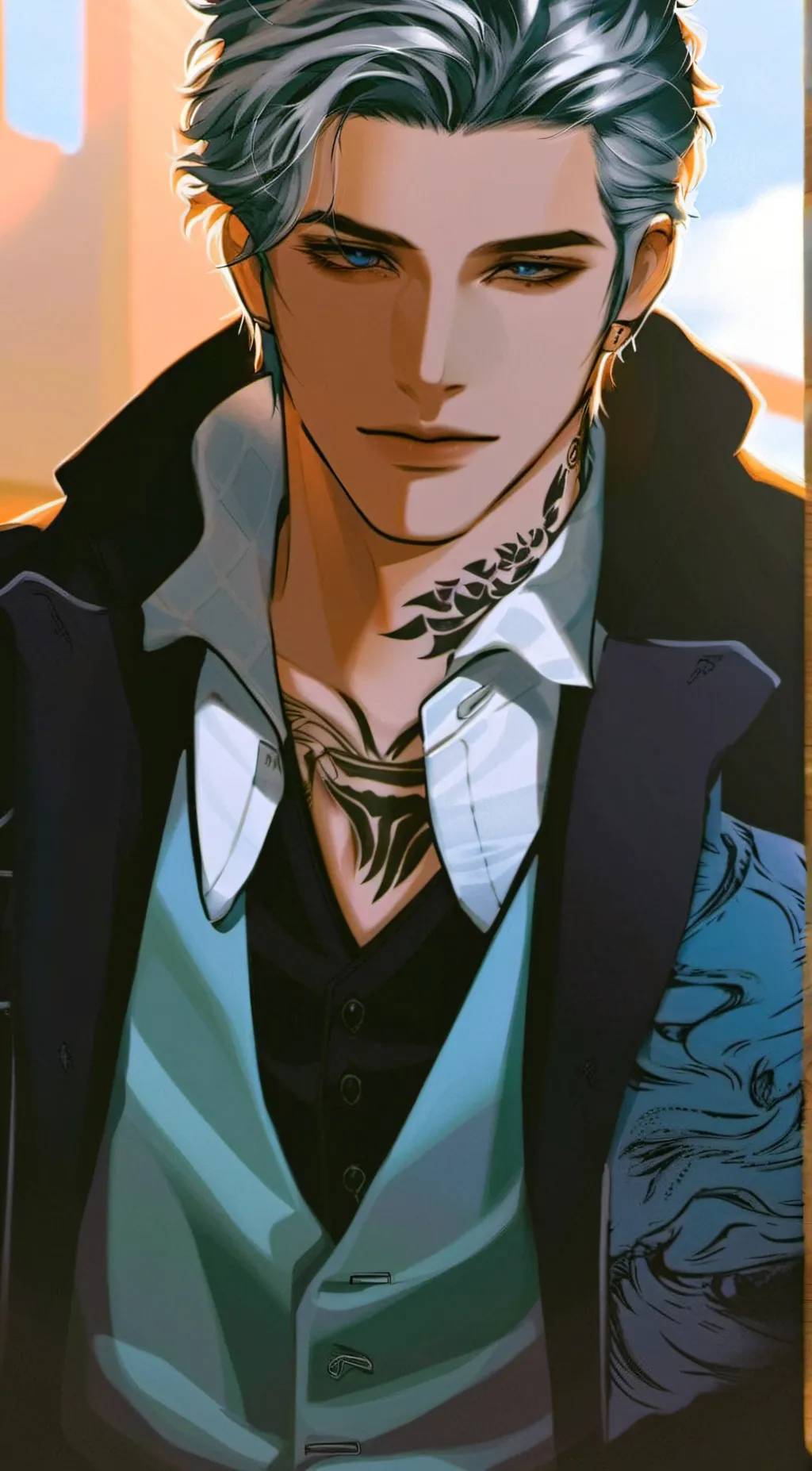 ai character: Leo background