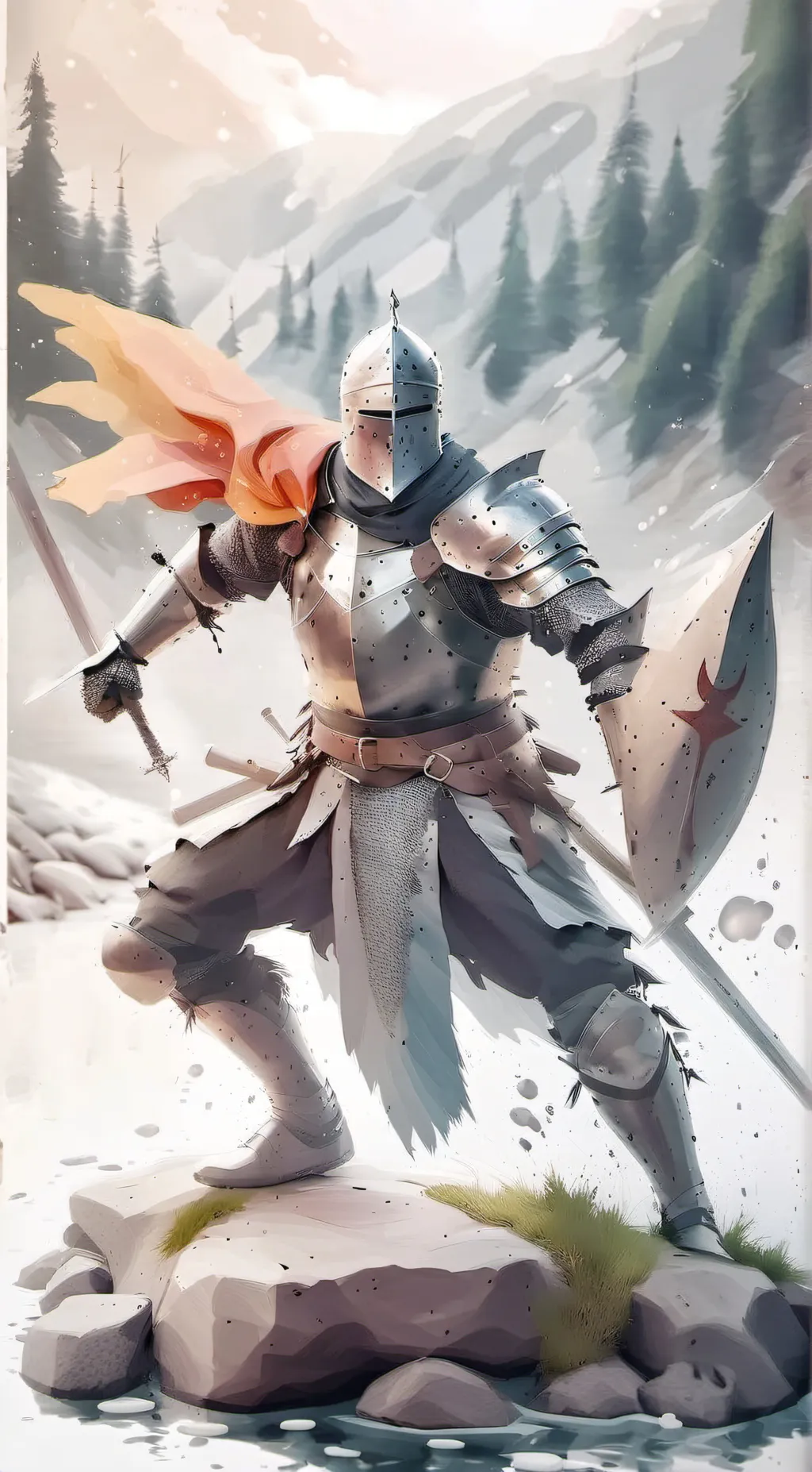 ai character: Powerful Knight background