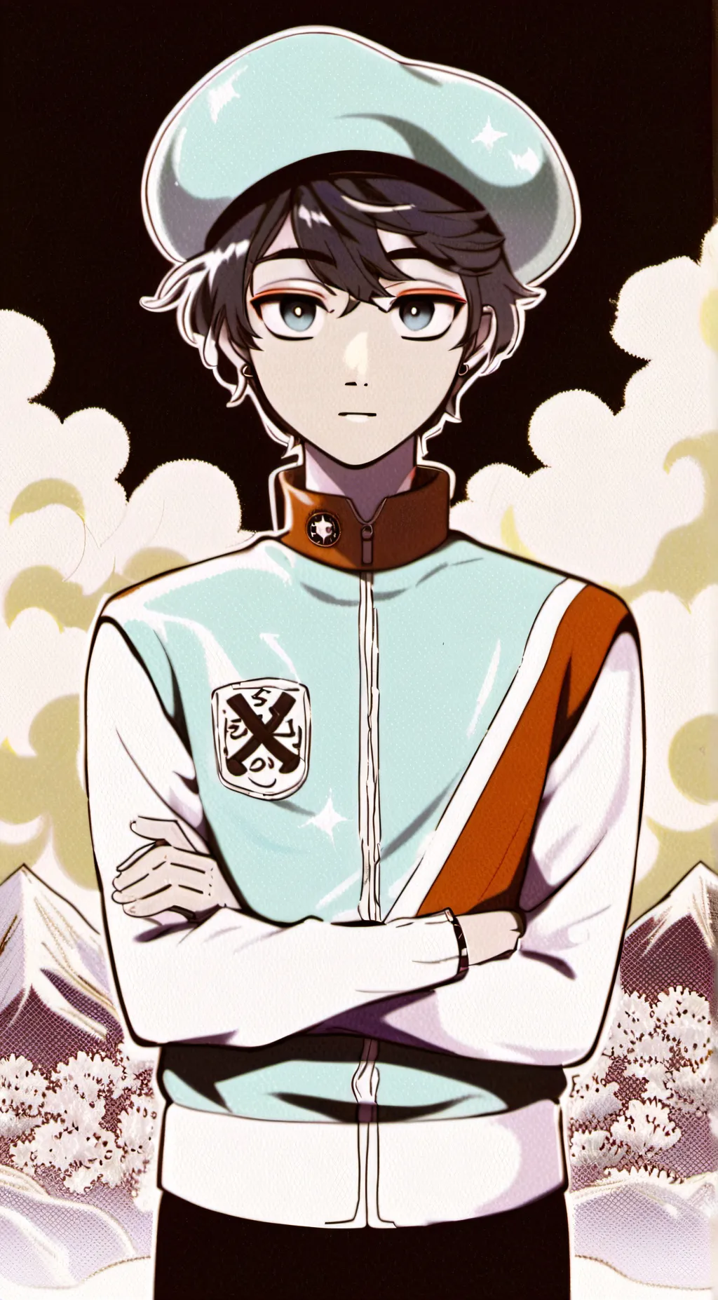 ai character: milk man background