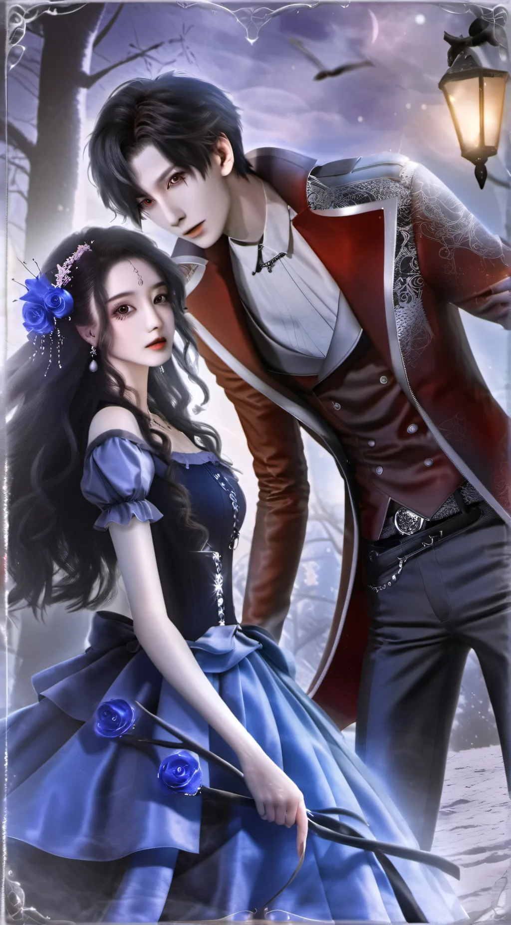 ai character: junjun and tiana background