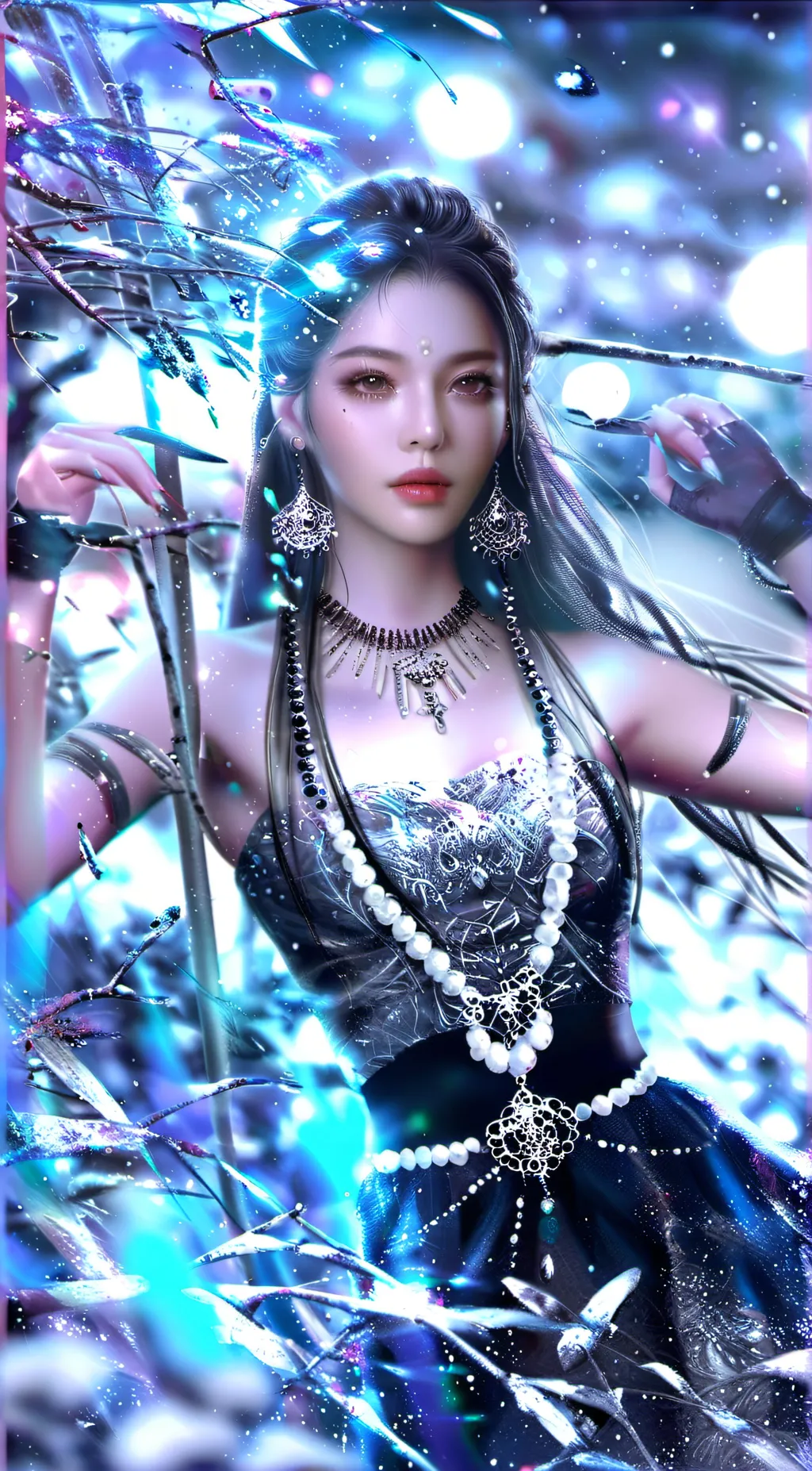 ai character: the V's" background