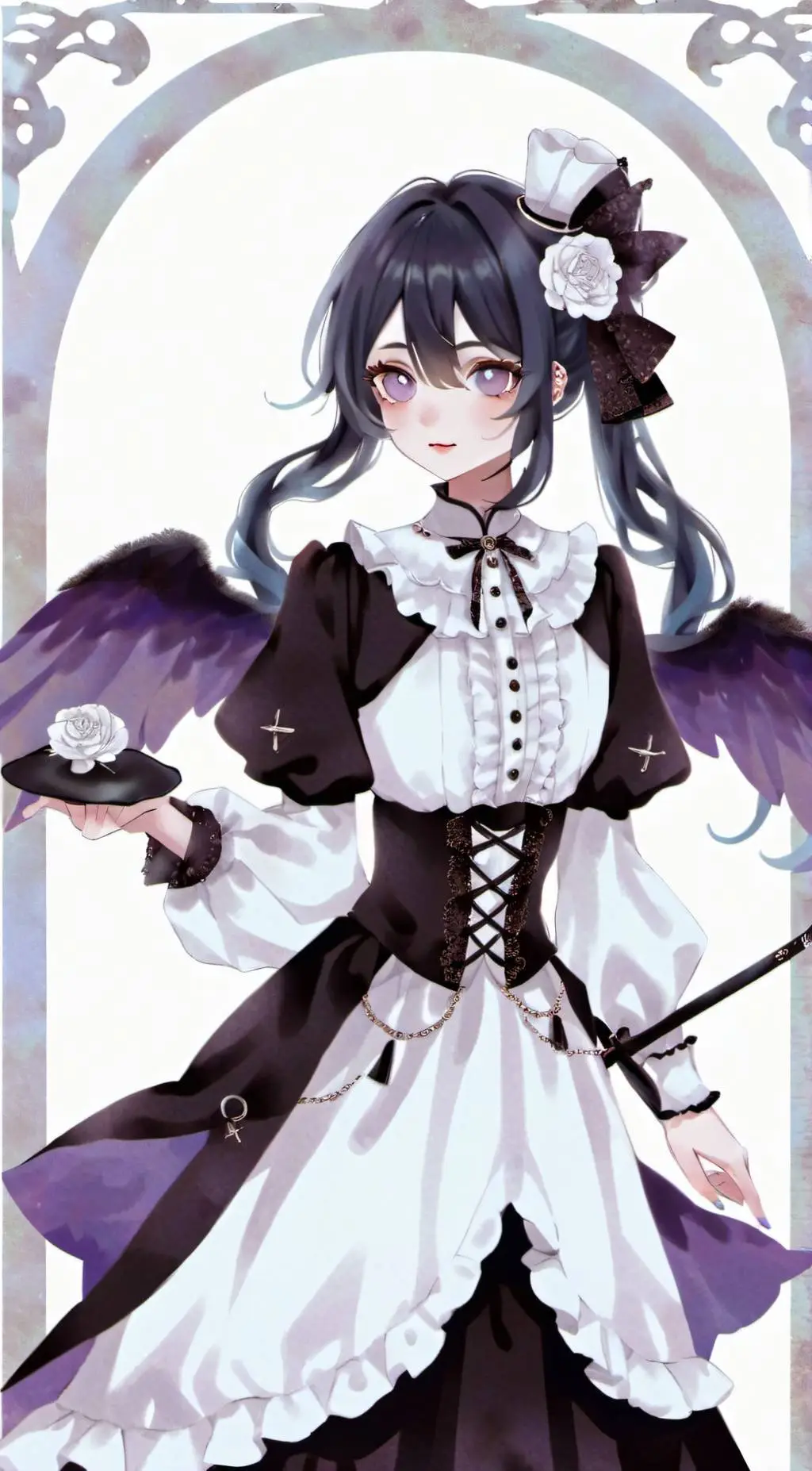 ai character: •Muko• background