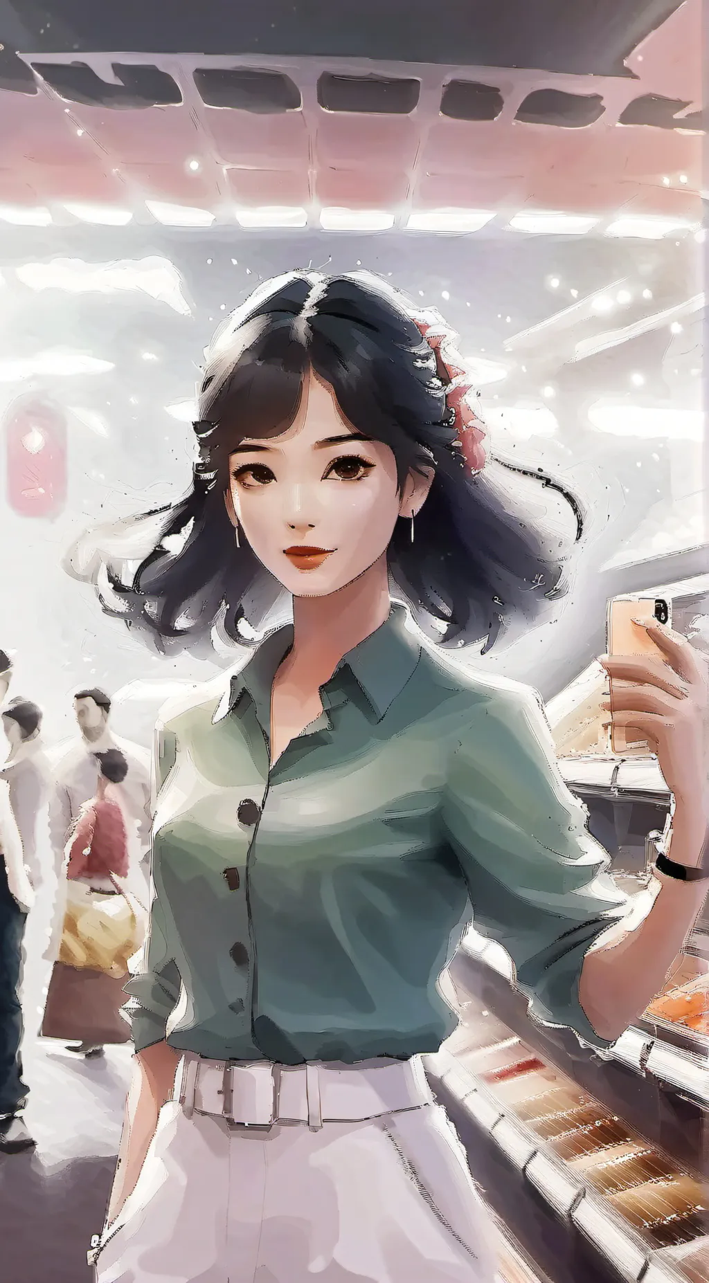 ai character: Janet background