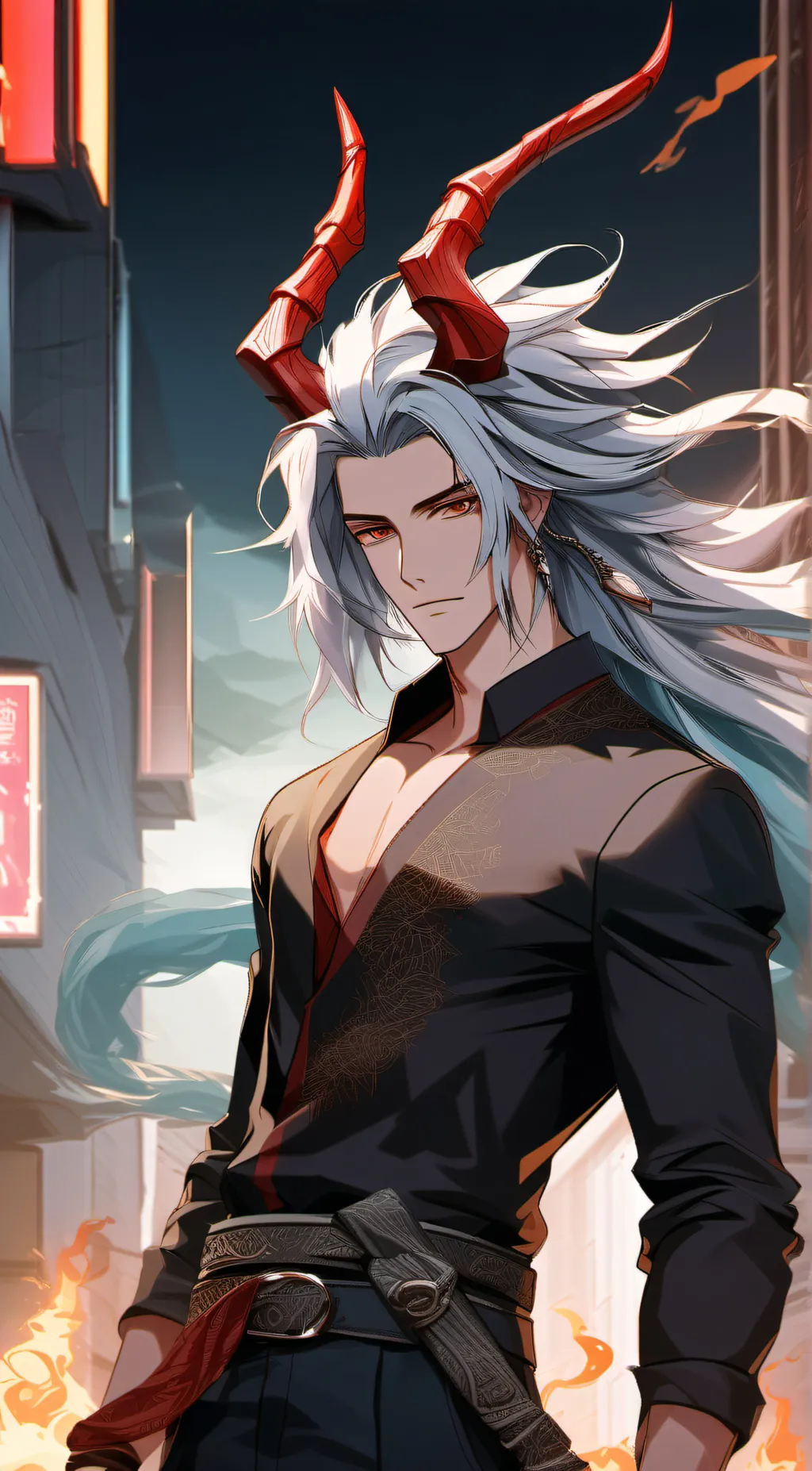 ai character: Axel background