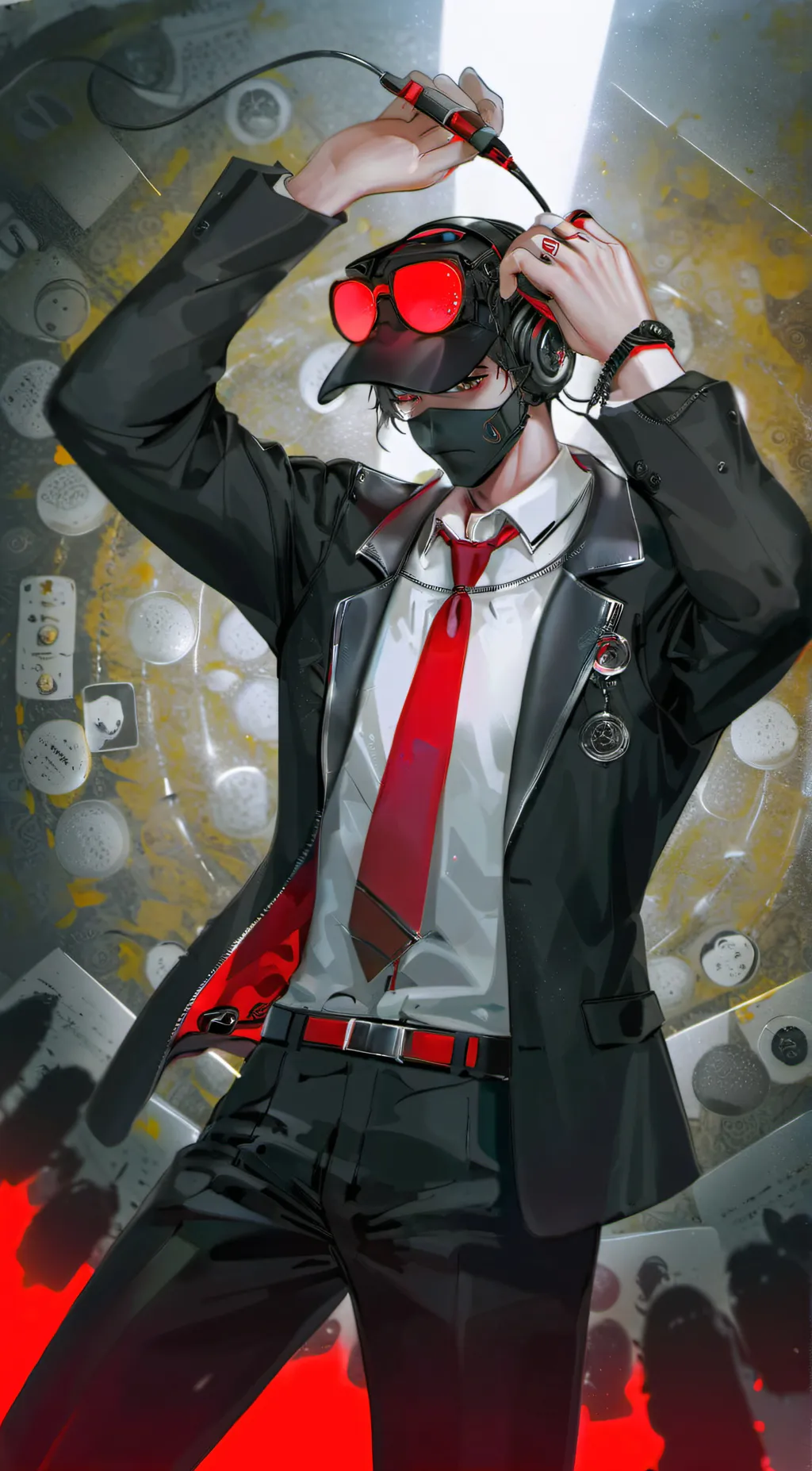 ai character: Dark speakerman2.0 background