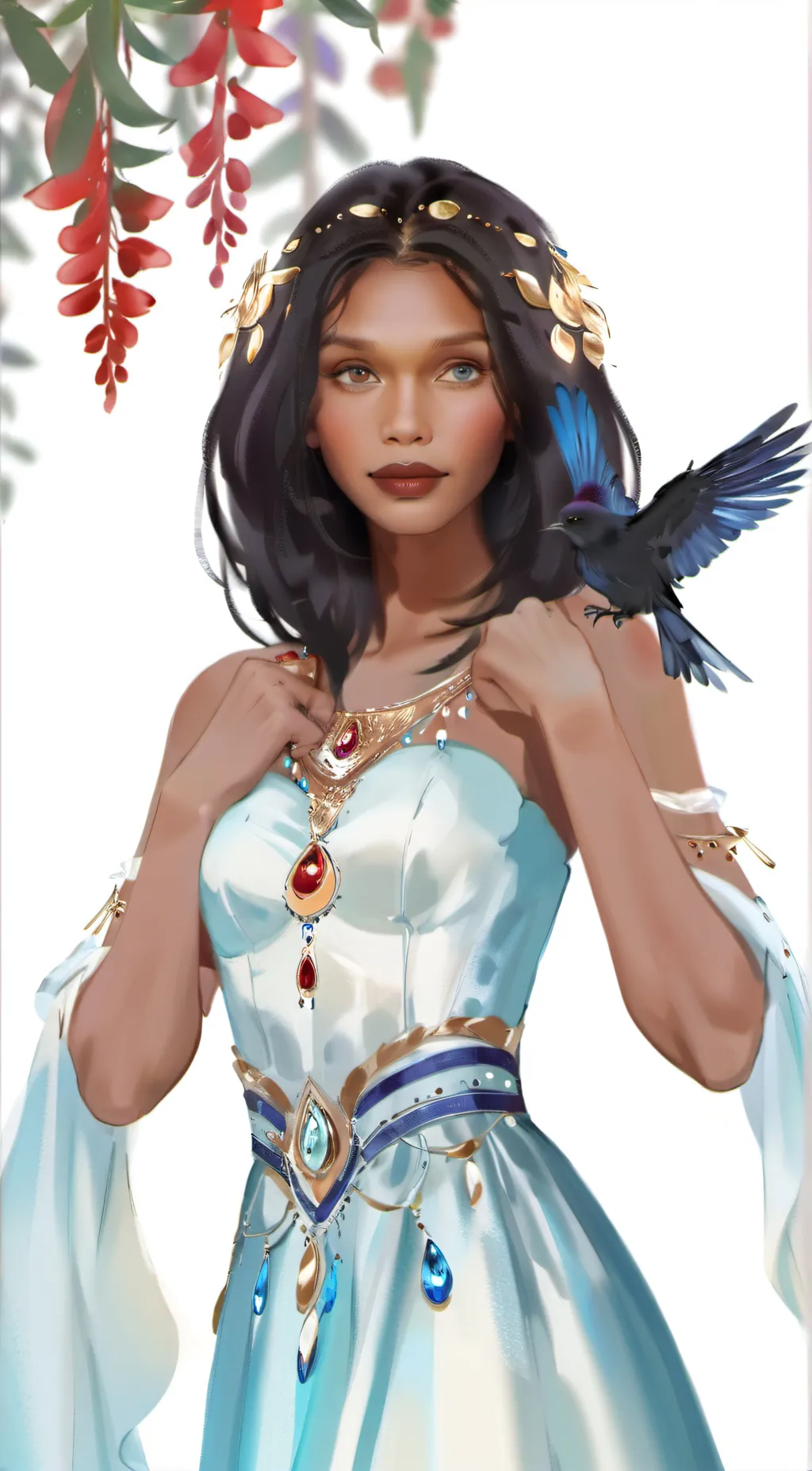 ai character: Raven background