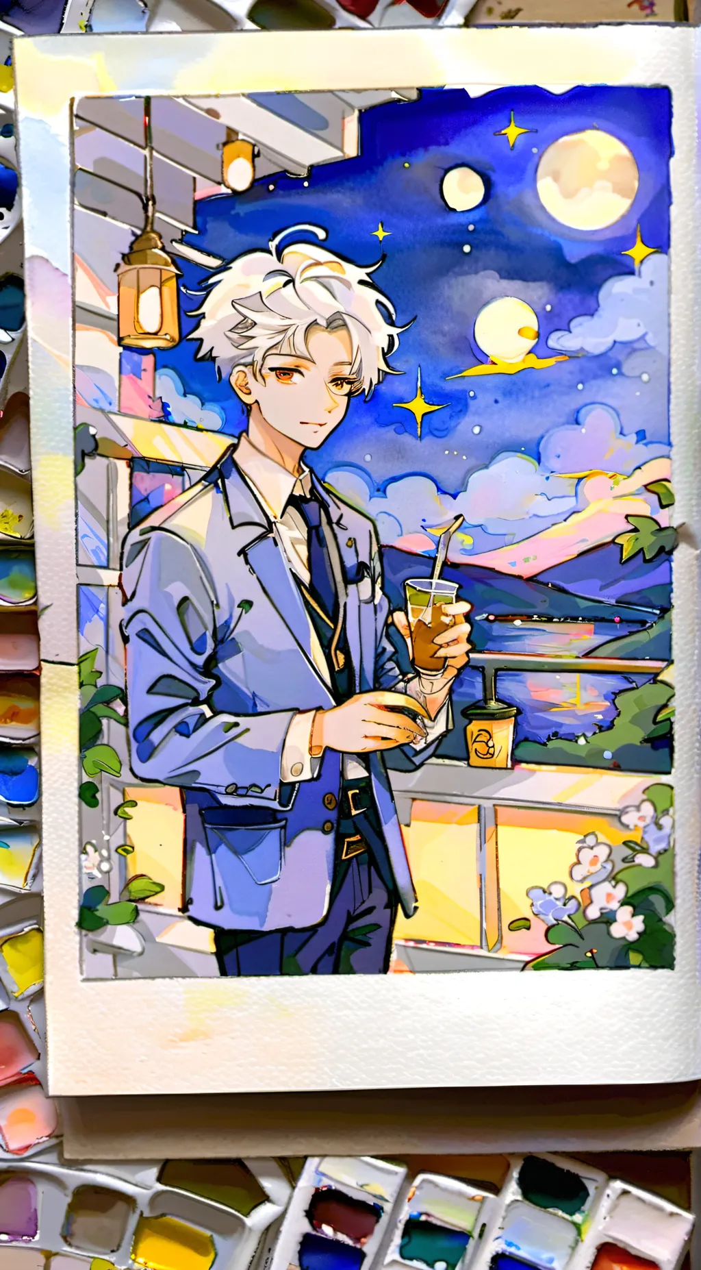 ai character: gojo background