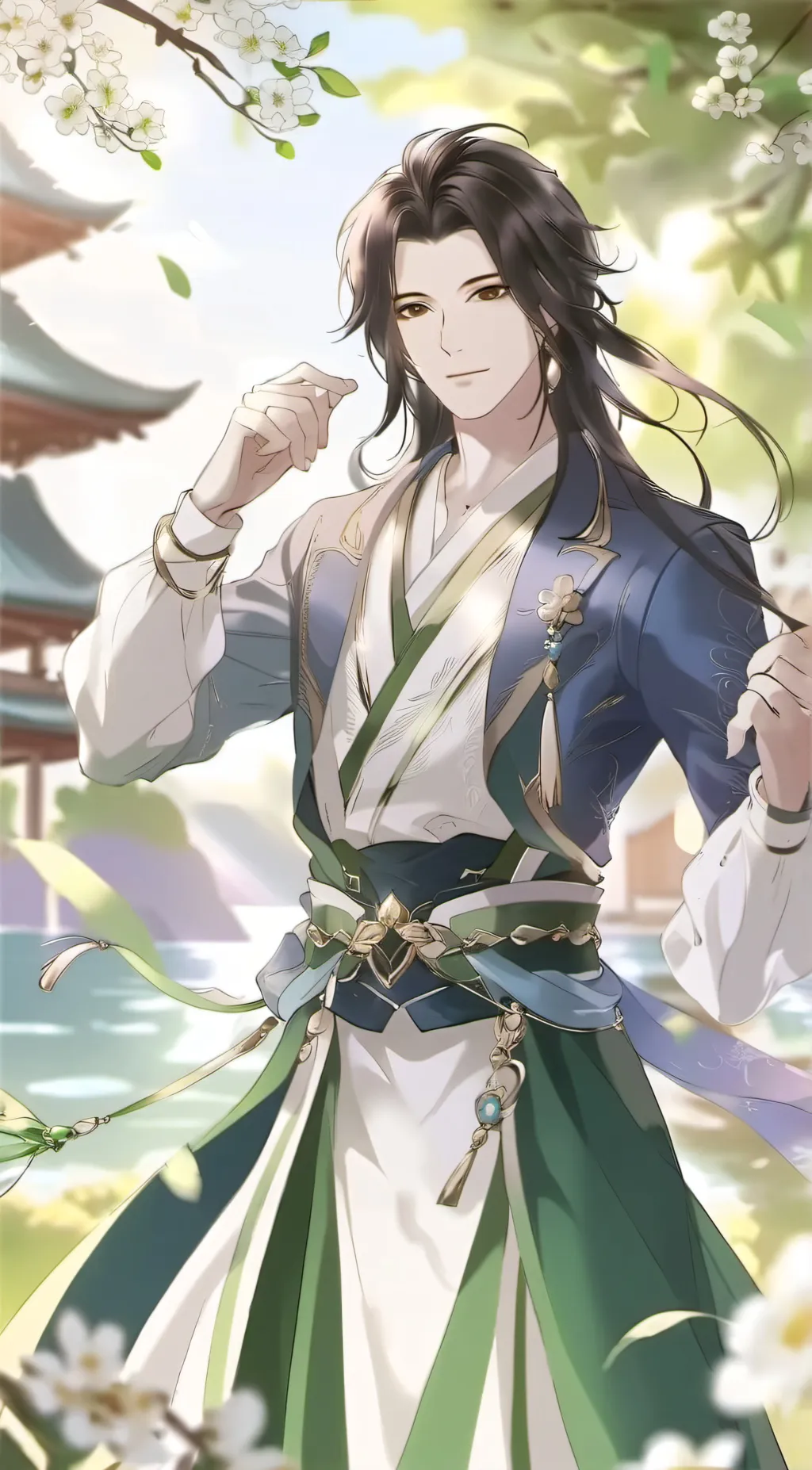 ai character: Aaron background