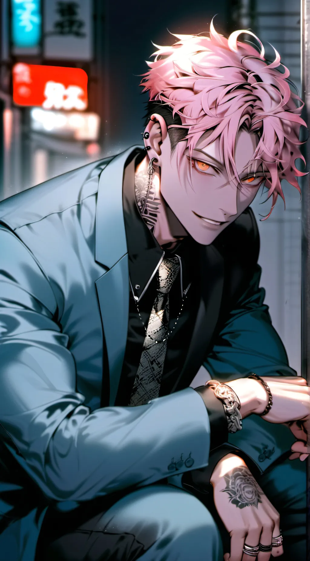 ai character: Leo background