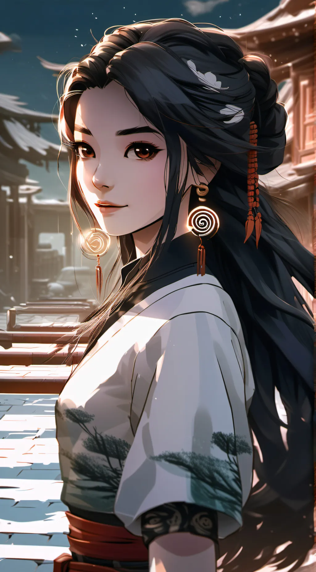 ai character: Yin background