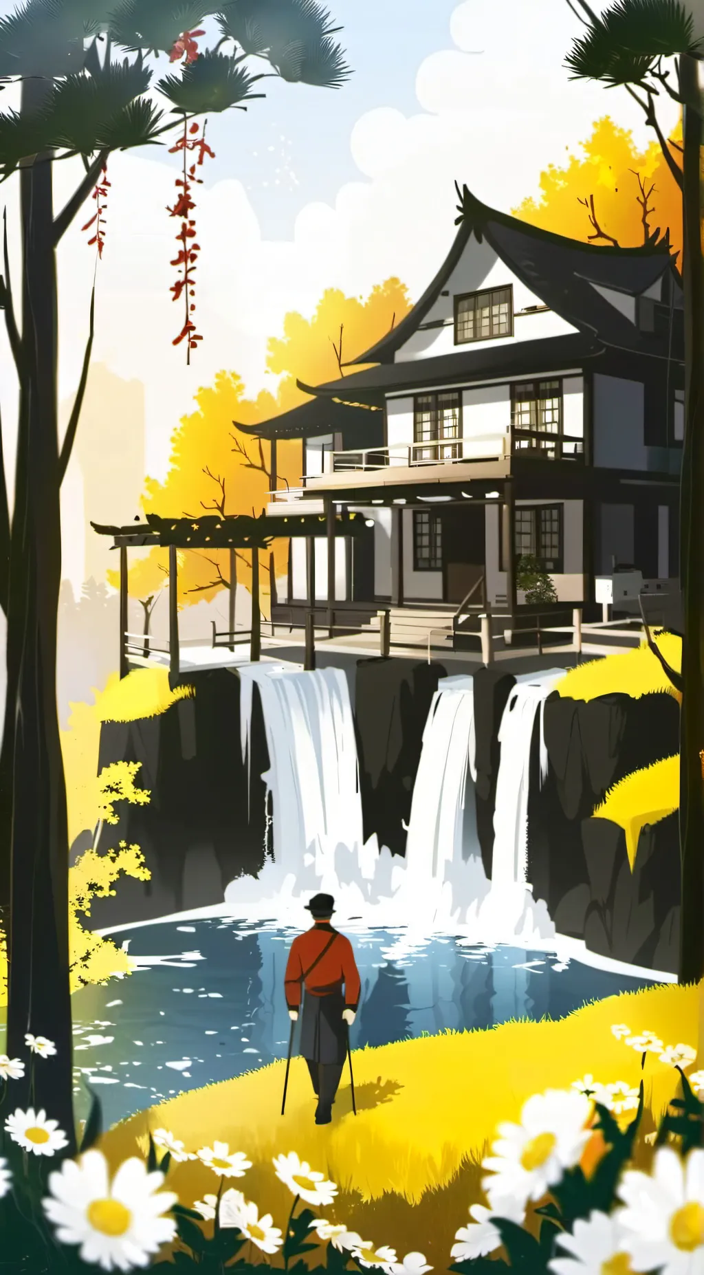 ai character: whole cake ark background